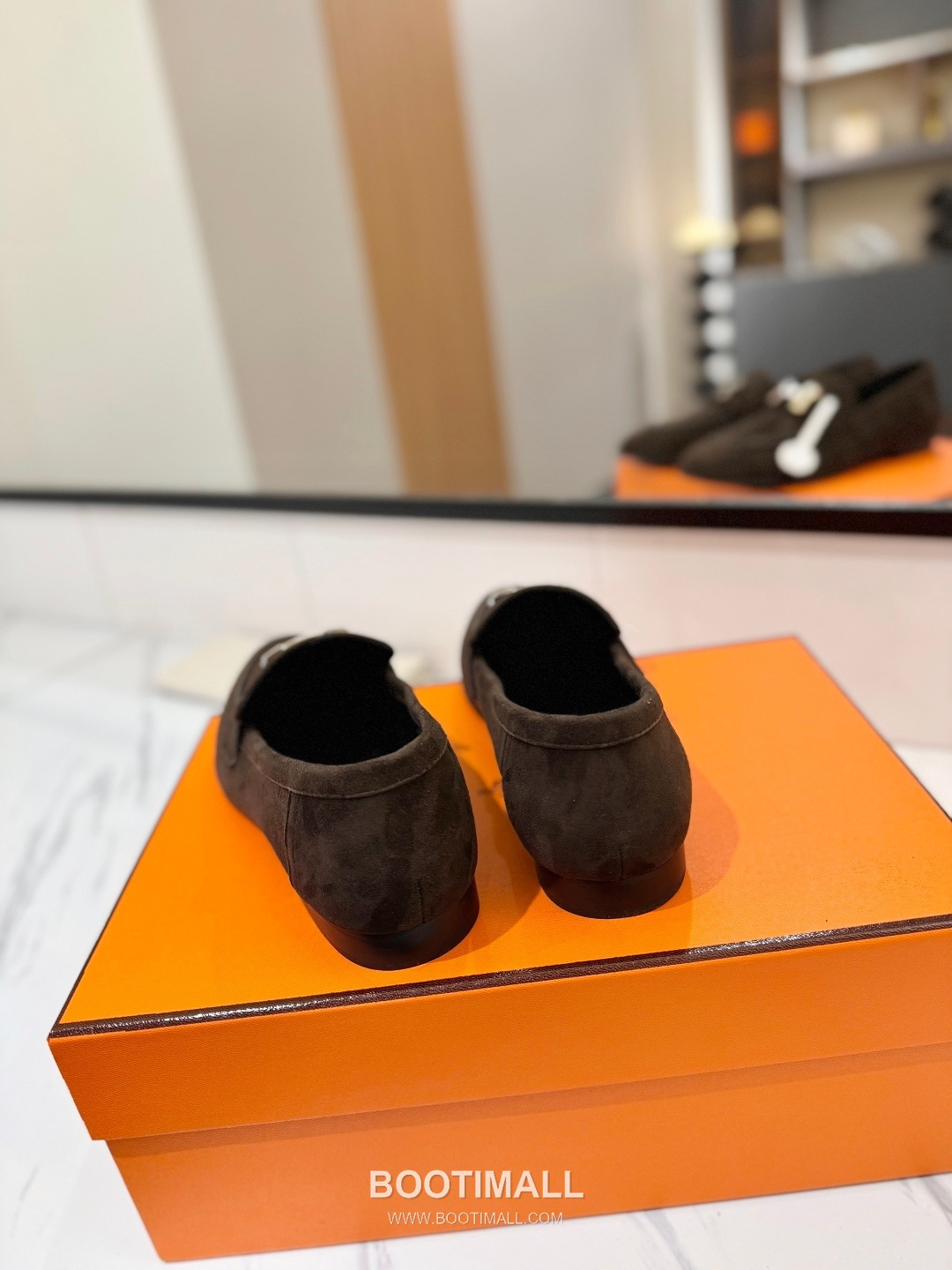 Hermes Classic Loafer Calfskin, Mixed Sheepskin Beige 에르메스 클래식 로퍼 송아지가죽, 혼합종 양가죽 베이지 8