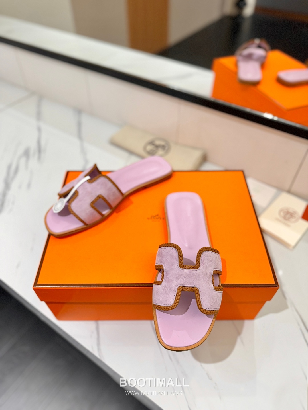 Hermes Classic Mule Sheepskin, Mixed Sheepskin Lining Brown 에르메스 클래식 뮬 양가죽, 혼합 양가죽 안감 브라운 5