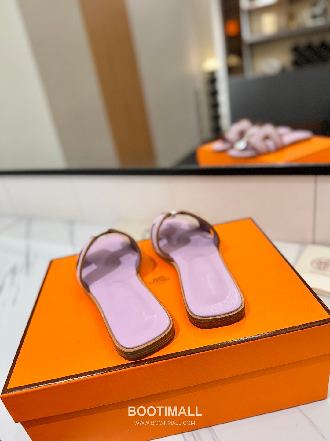 Hermes Classic Mule Sheepskin, Mixed Sheepskin Lining Brown 에르메스 클래식 뮬 양가죽, 혼합 양가죽 안감 브라운 9