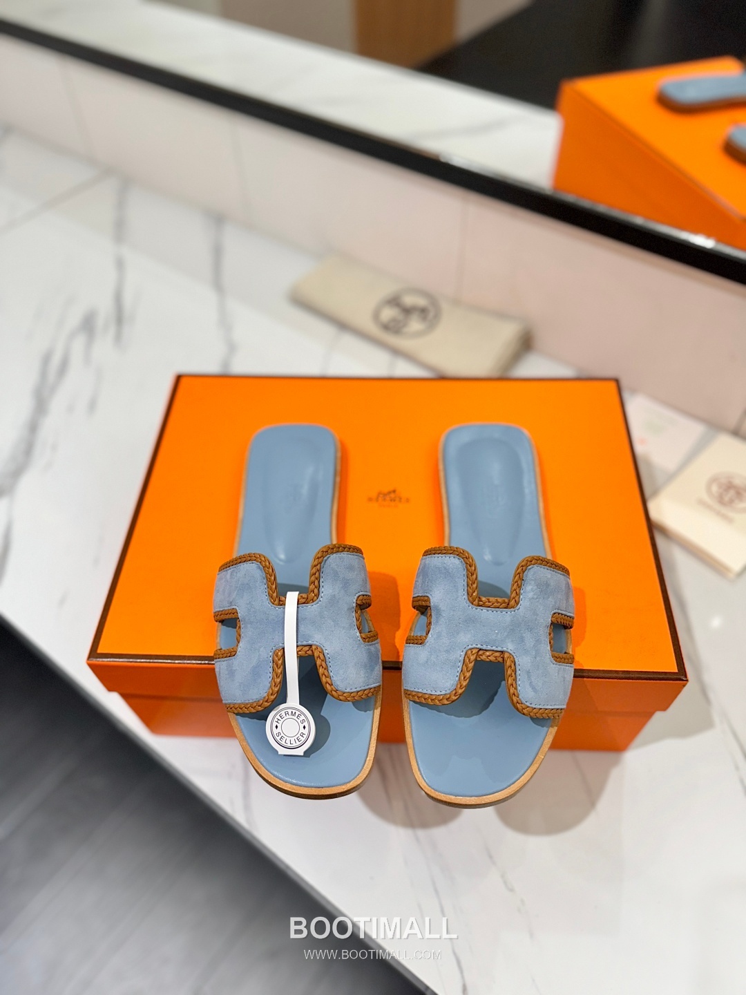 Hermes Classic Mule Sheepskin, Mixed Sheepskin Lining Brown 에르메스 클래식 뮬 양가죽, 혼합 양가죽 안감 브라운 3