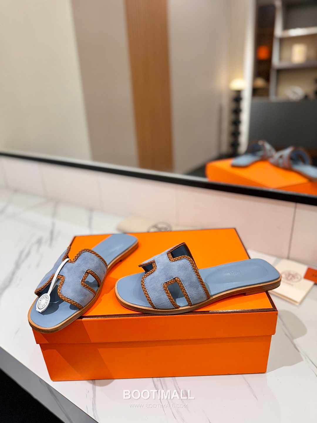 Hermes Classic Mule Sheepskin, Mixed Sheepskin Lining Brown 에르메스 클래식 뮬 양가죽, 혼합 양가죽 안감 브라운 6