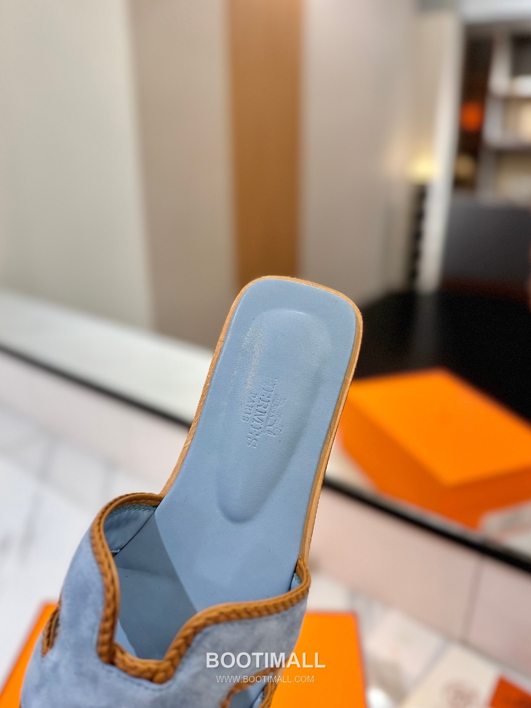 Hermes Classic Mule Sheepskin, Mixed Sheepskin Lining Brown 에르메스 클래식 뮬 양가죽, 혼합 양가죽 안감 브라운 8