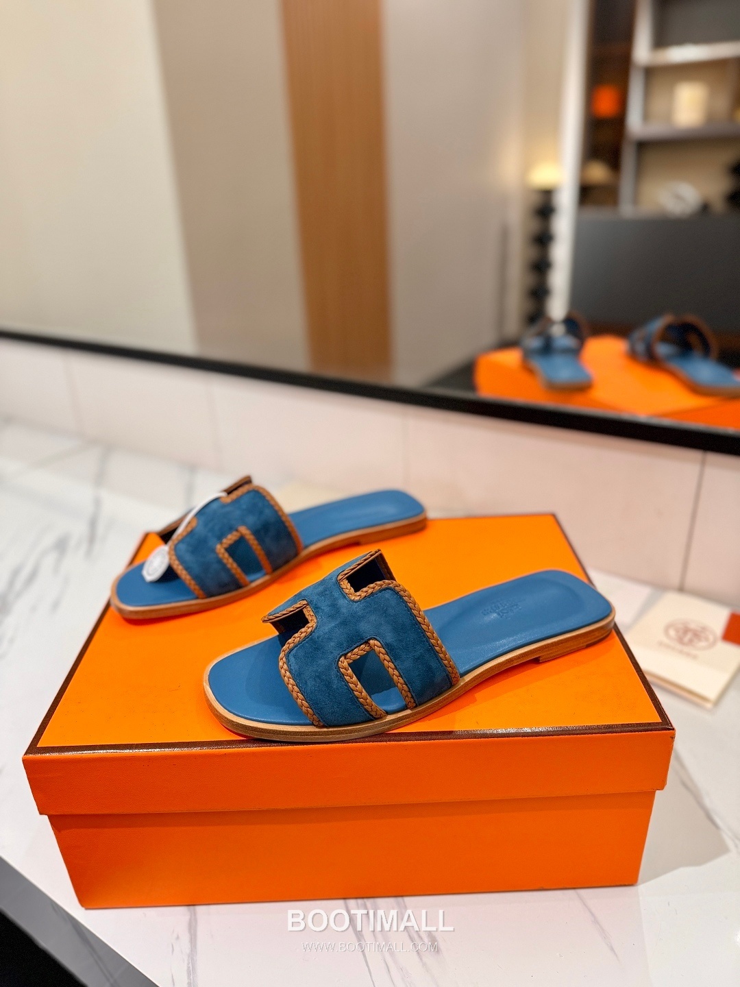 Hermes Classic Mule Sheepskin, Mixed Sheepskin Lining Brown 에르메스 클래식 뮬 양가죽, 혼합 양가죽 안감 브라운 2