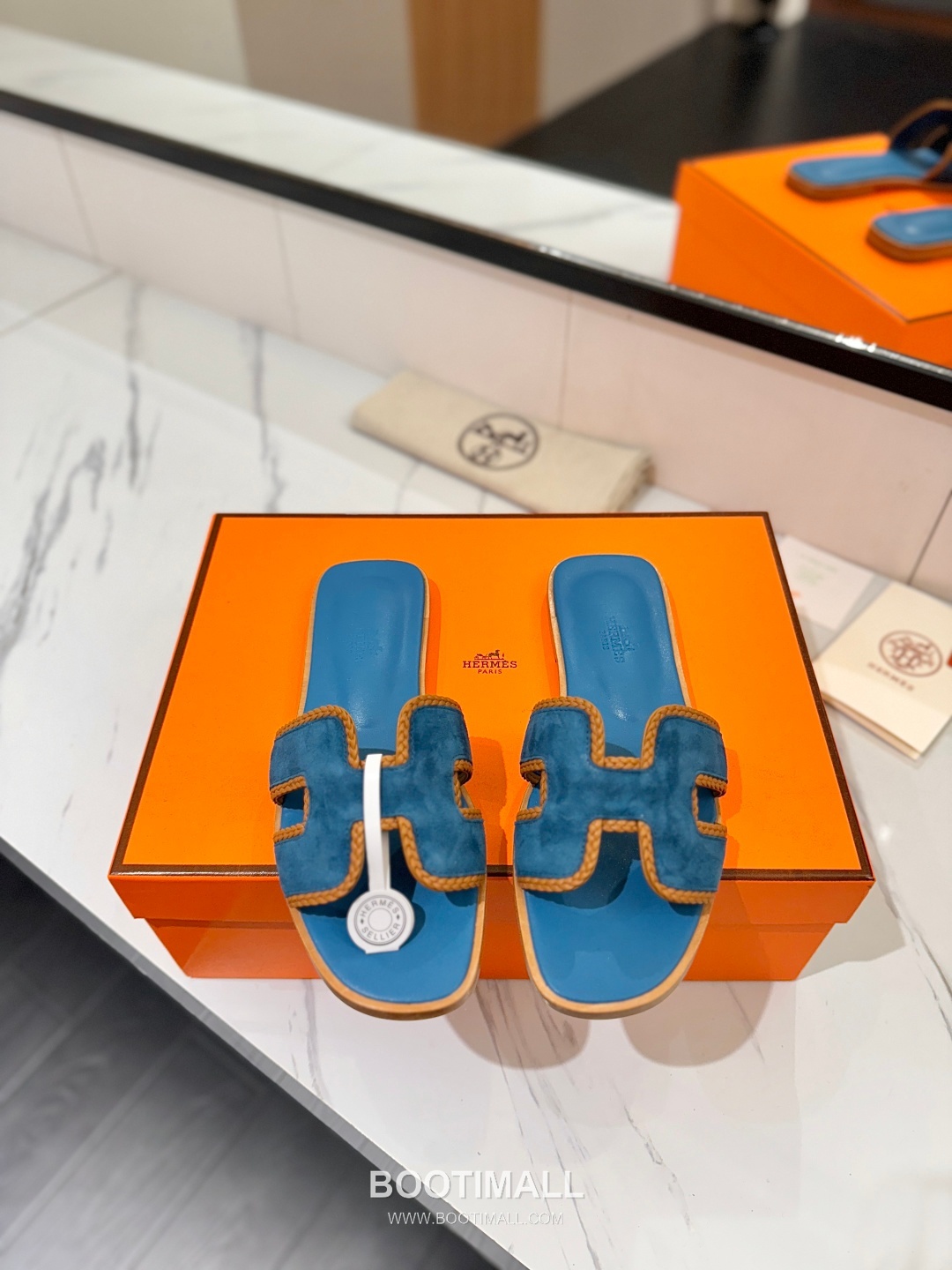 Hermes Classic Mule Sheepskin, Mixed Sheepskin Lining Brown 에르메스 클래식 뮬 양가죽, 혼합 양가죽 안감 브라운 3