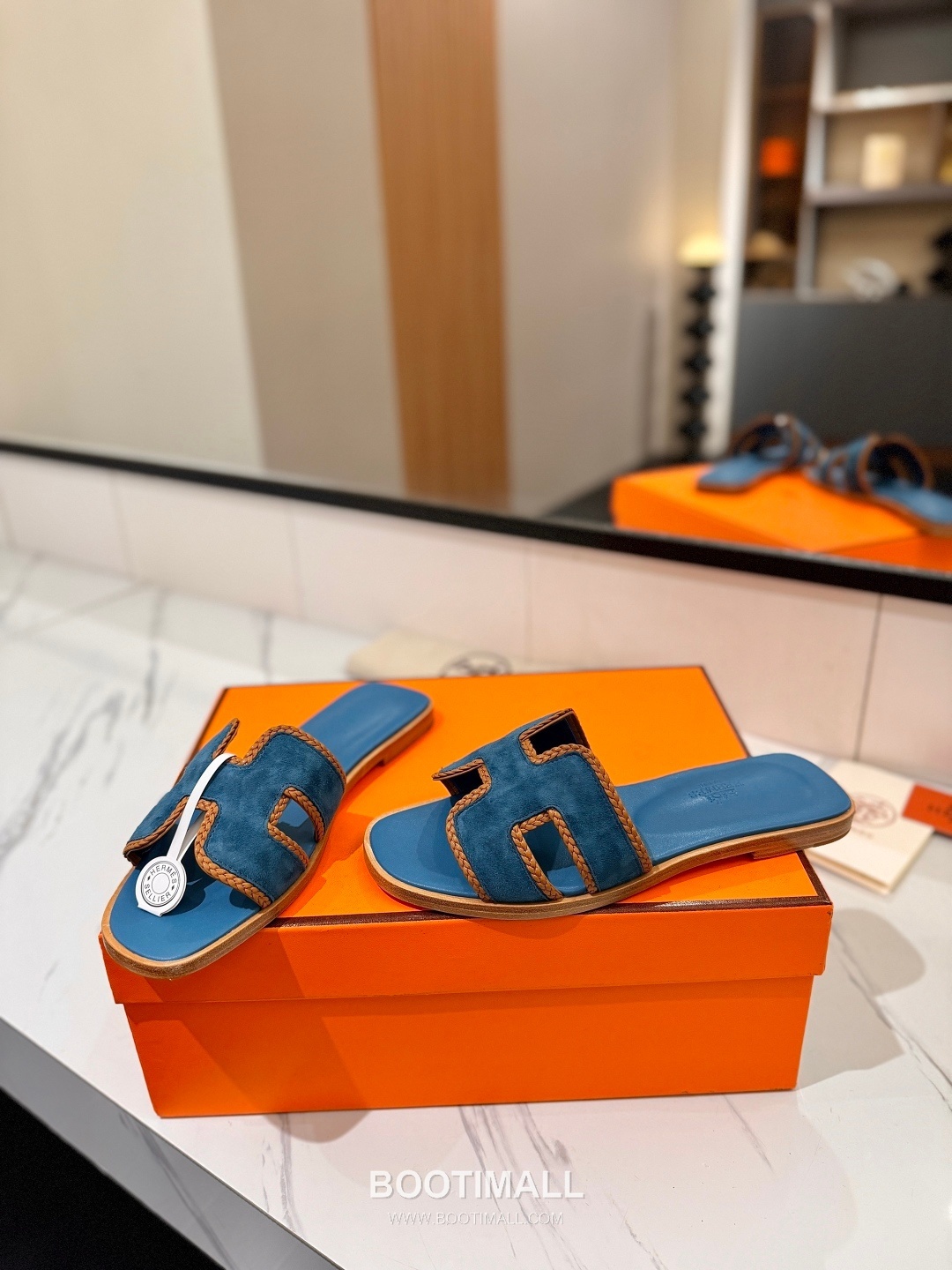 Hermes Classic Mule Sheepskin, Mixed Sheepskin Lining Brown 에르메스 클래식 뮬 양가죽, 혼합 양가죽 안감 브라운 6