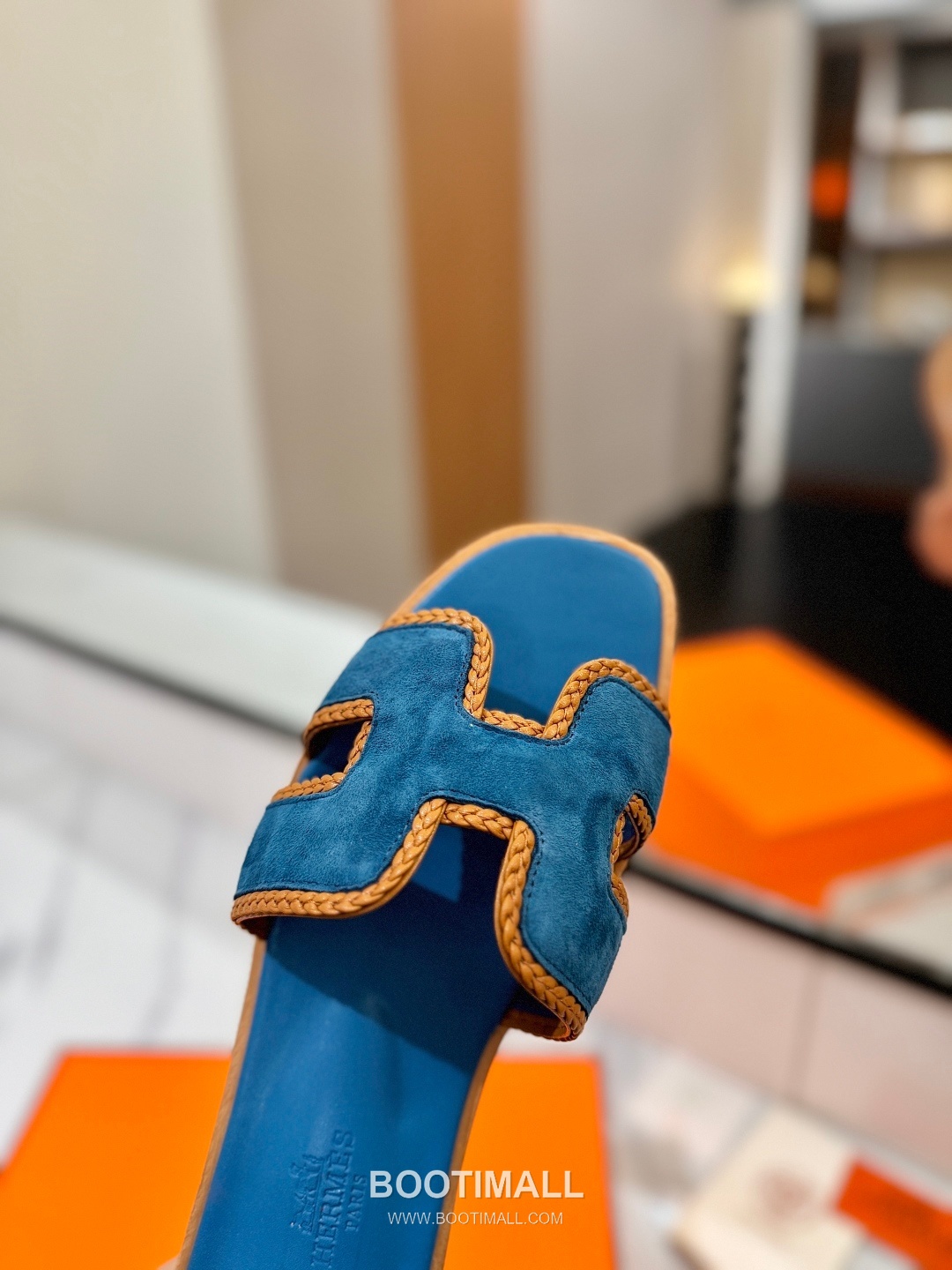 Hermes Classic Mule Sheepskin, Mixed Sheepskin Lining Brown 에르메스 클래식 뮬 양가죽, 혼합 양가죽 안감 브라운 7