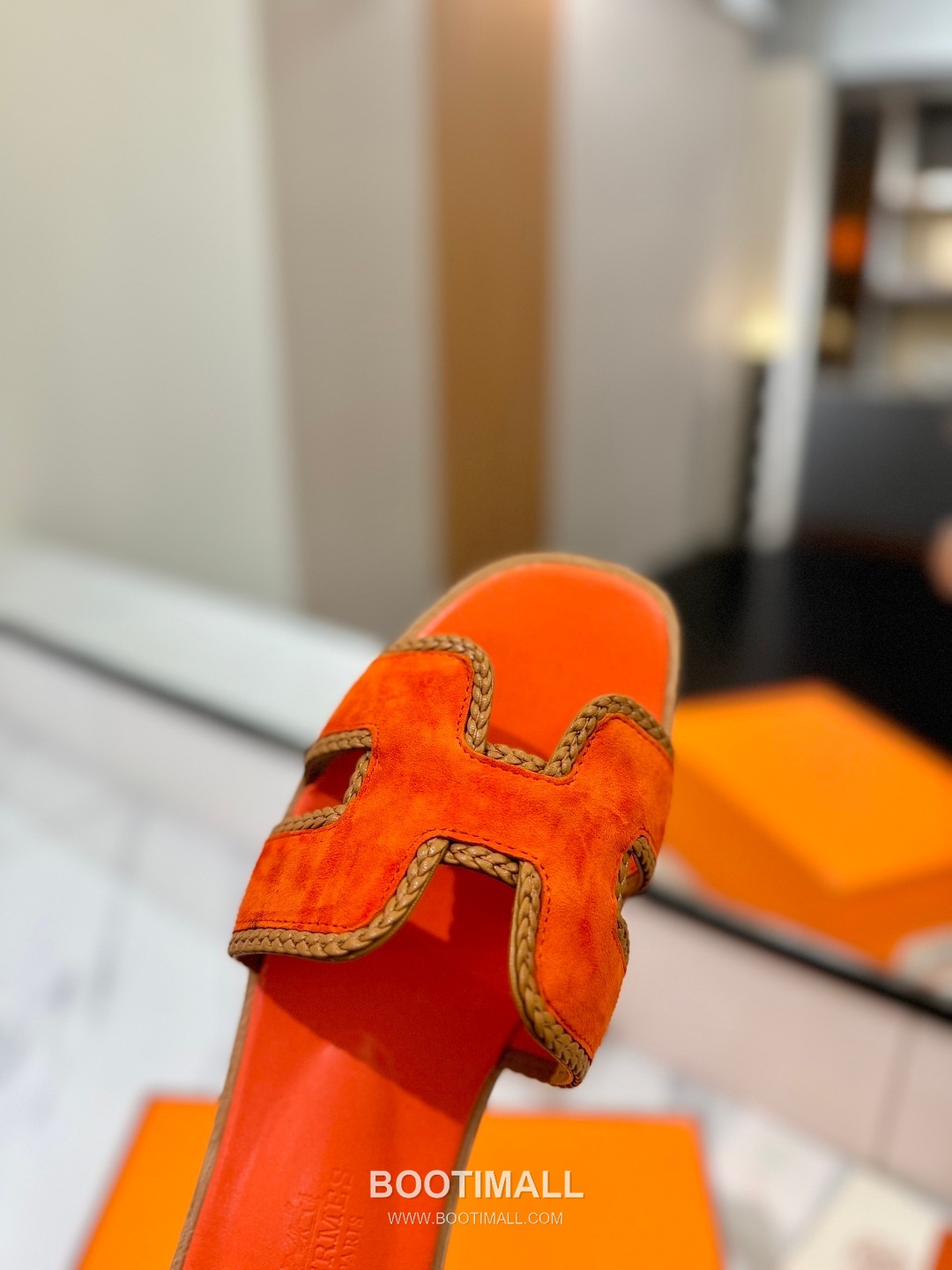 Hermes Classic Mule Sheepskin, Mixed Sheepskin Lining Brown 에르메스 클래식 뮬 양가죽, 혼합 양가죽 안감 브라운 7