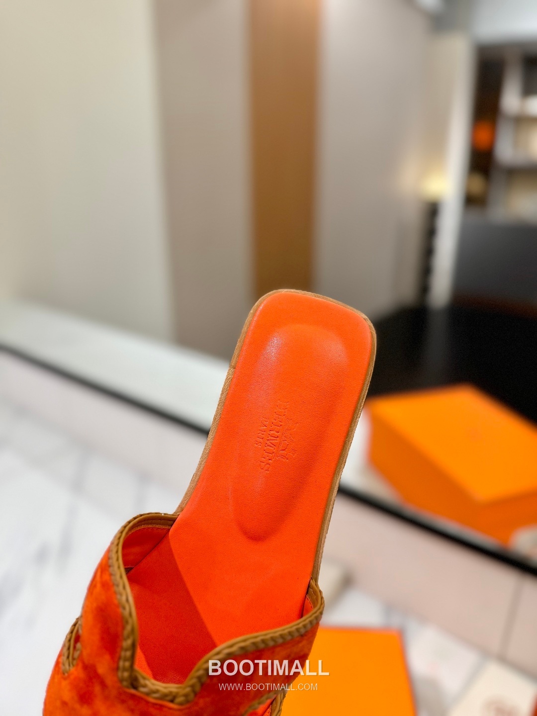 Hermes Classic Mule Sheepskin, Mixed Sheepskin Lining Brown 에르메스 클래식 뮬 양가죽, 혼합 양가죽 안감 브라운 8