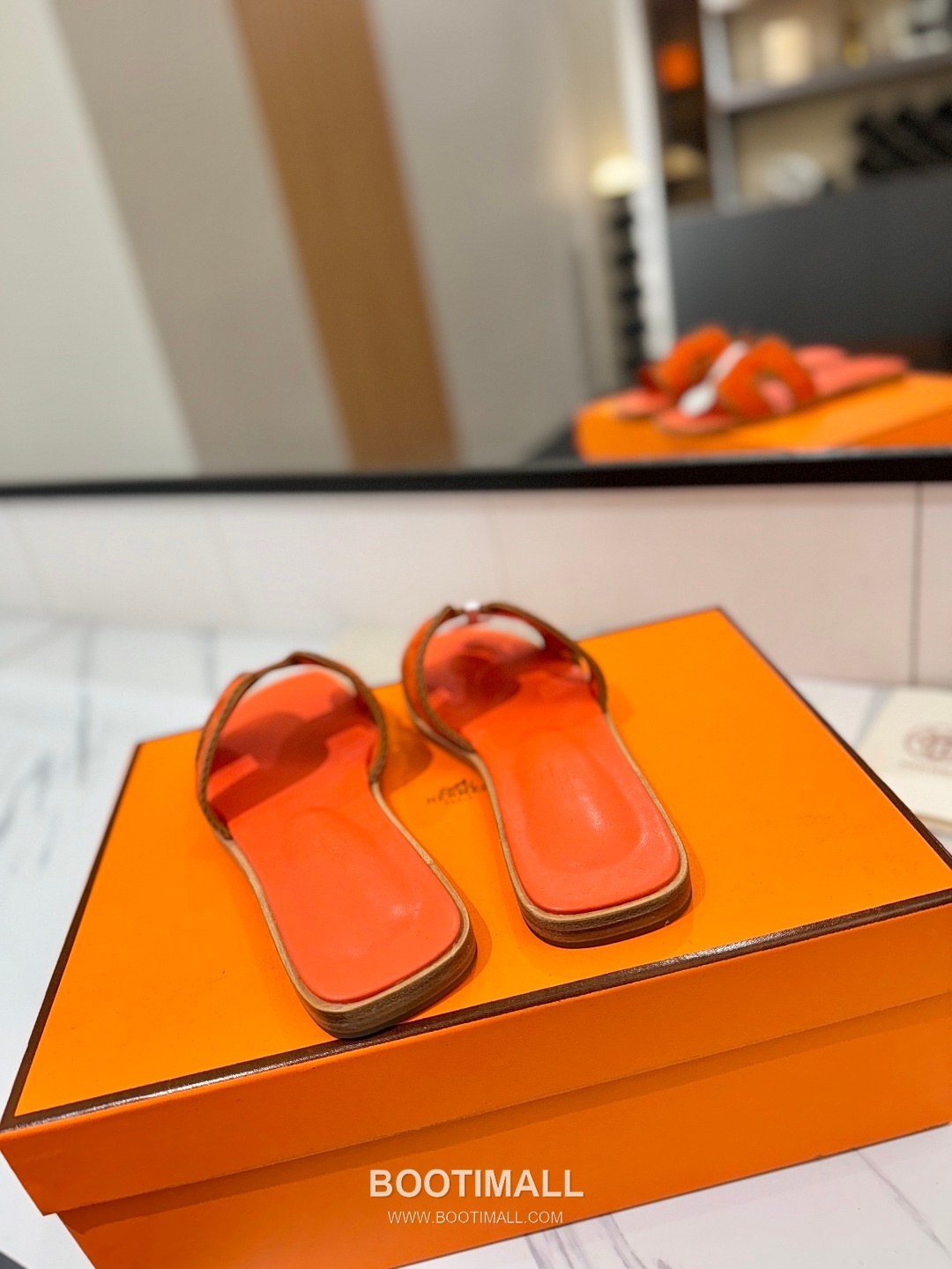 Hermes Classic Mule Sheepskin, Mixed Sheepskin Lining Brown 에르메스 클래식 뮬 양가죽, 혼합 양가죽 안감 브라운 9