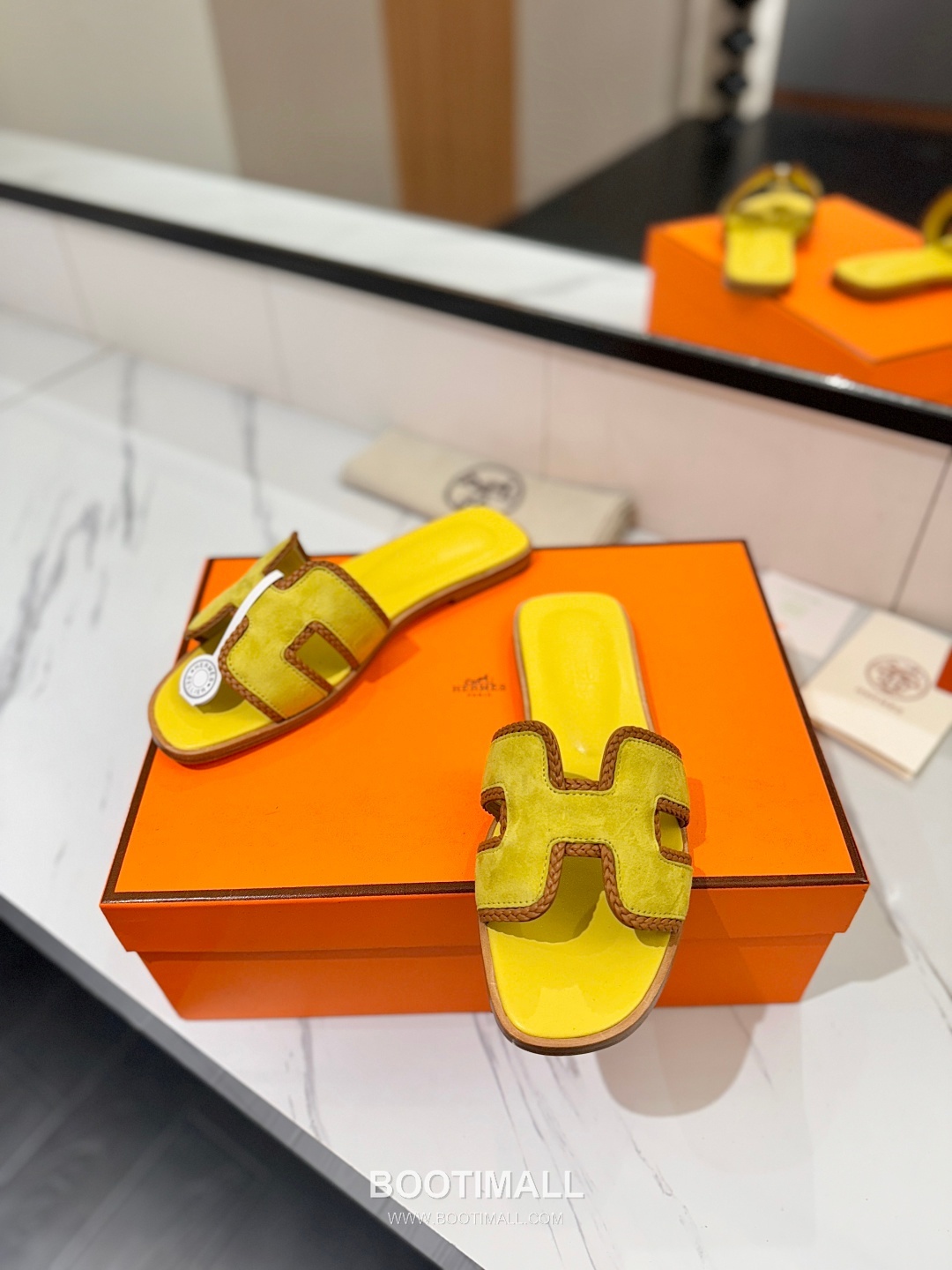 Hermes Classic Mule Sheepskin, Mixed Sheepskin Lining Brown 에르메스 클래식 뮬 양가죽, 혼합 양가죽 안감 브라운 5