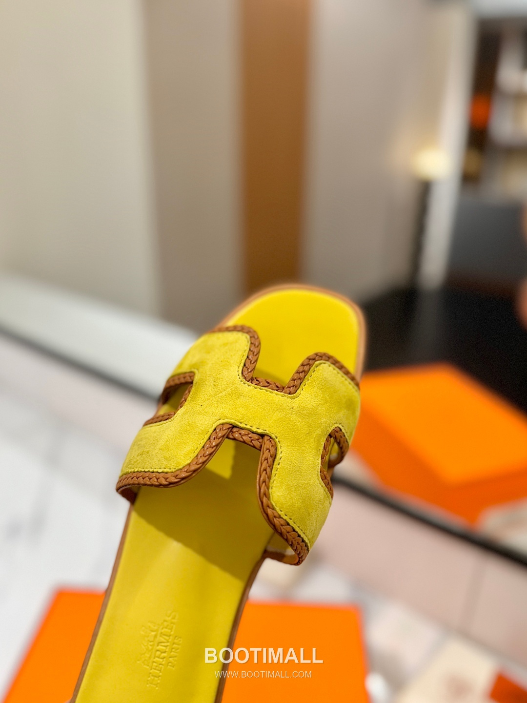 Hermes Classic Mule Sheepskin, Mixed Sheepskin Lining Brown 에르메스 클래식 뮬 양가죽, 혼합 양가죽 안감 브라운 7