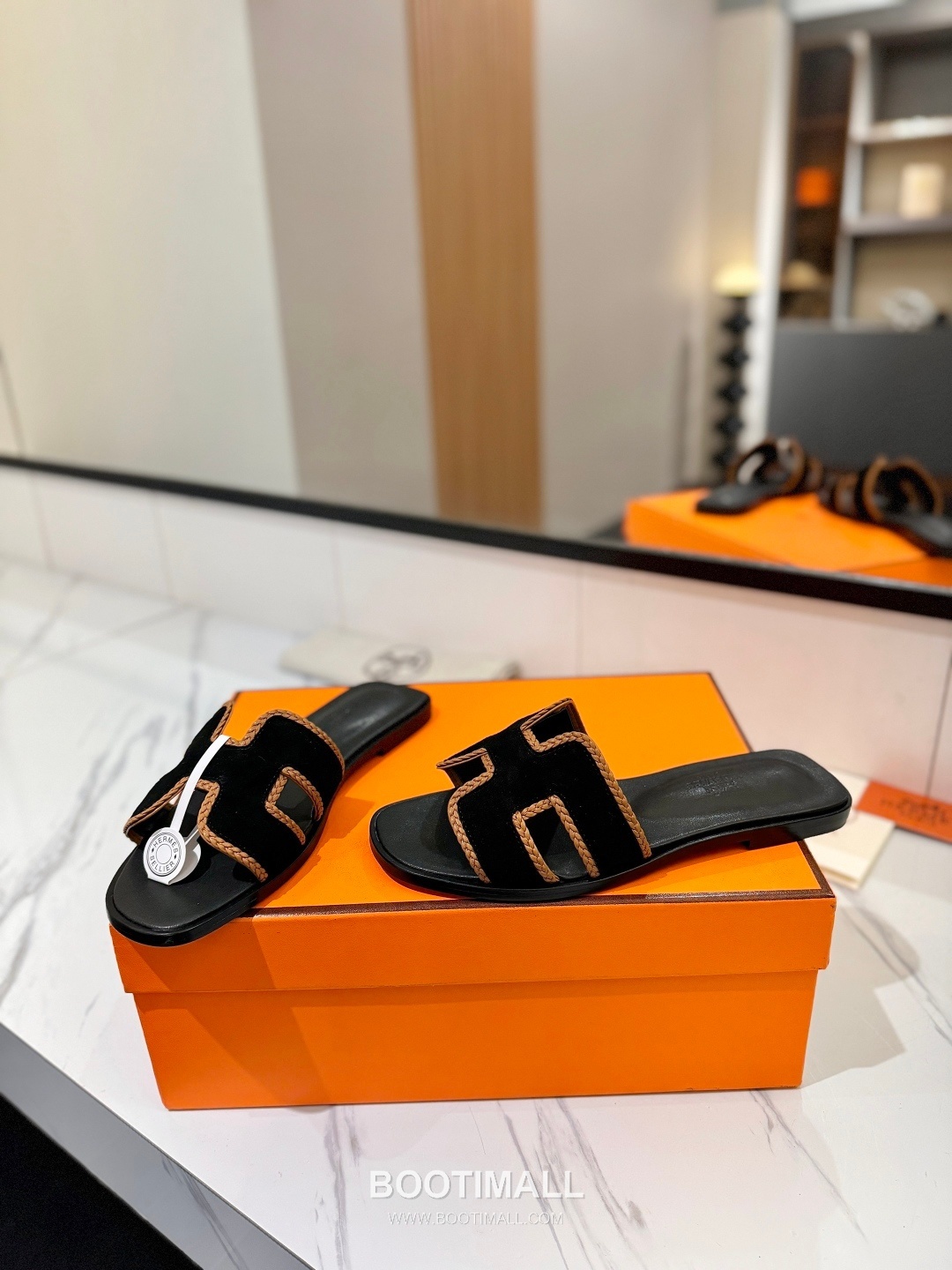 Hermes Classic Mule Sheepskin, Mixed Sheepskin Lining Brown 에르메스 클래식 뮬 양가죽, 혼합 양가죽 안감 브라운 6