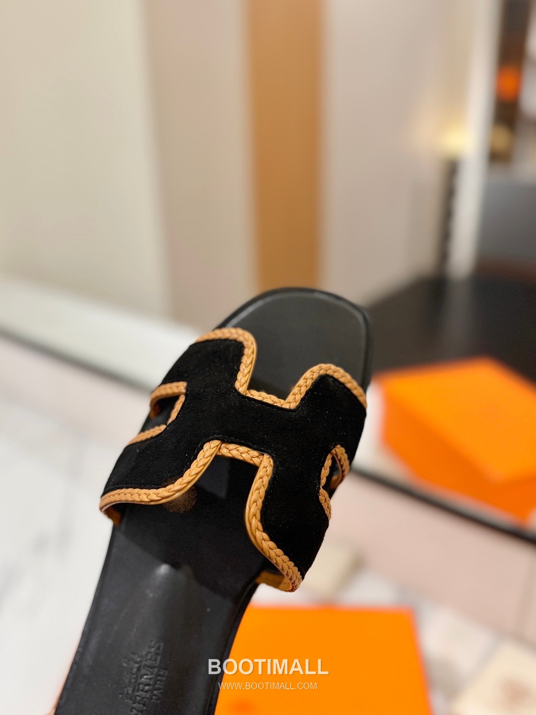 Hermes Classic Mule Sheepskin, Mixed Sheepskin Lining Brown 에르메스 클래식 뮬 양가죽, 혼합 양가죽 안감 브라운 7