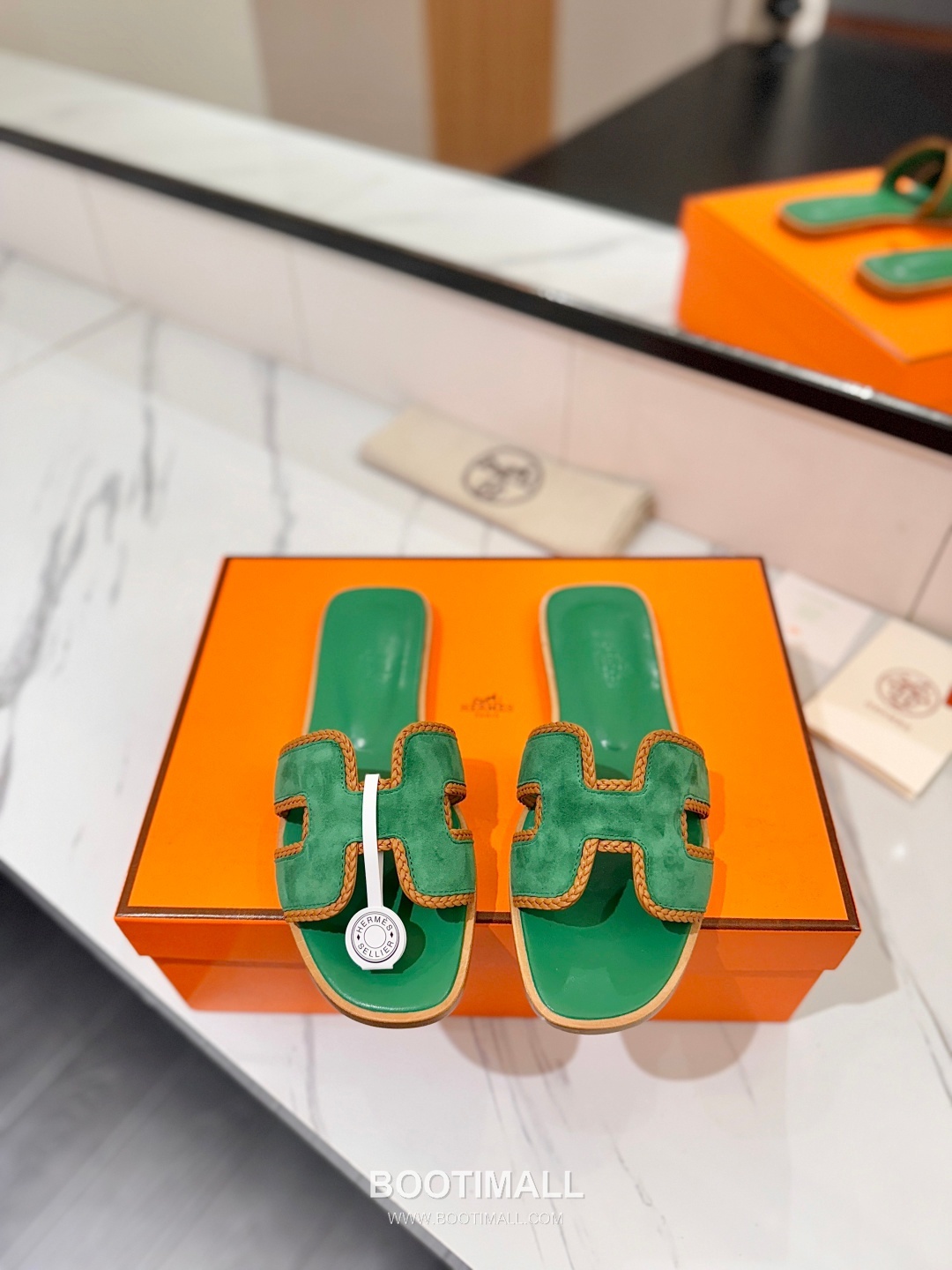 Hermes Classic Mule Sheepskin, Mixed Sheepskin Lining Brown 에르메스 클래식 뮬 양가죽, 혼합 양가죽 안감 브라운 3