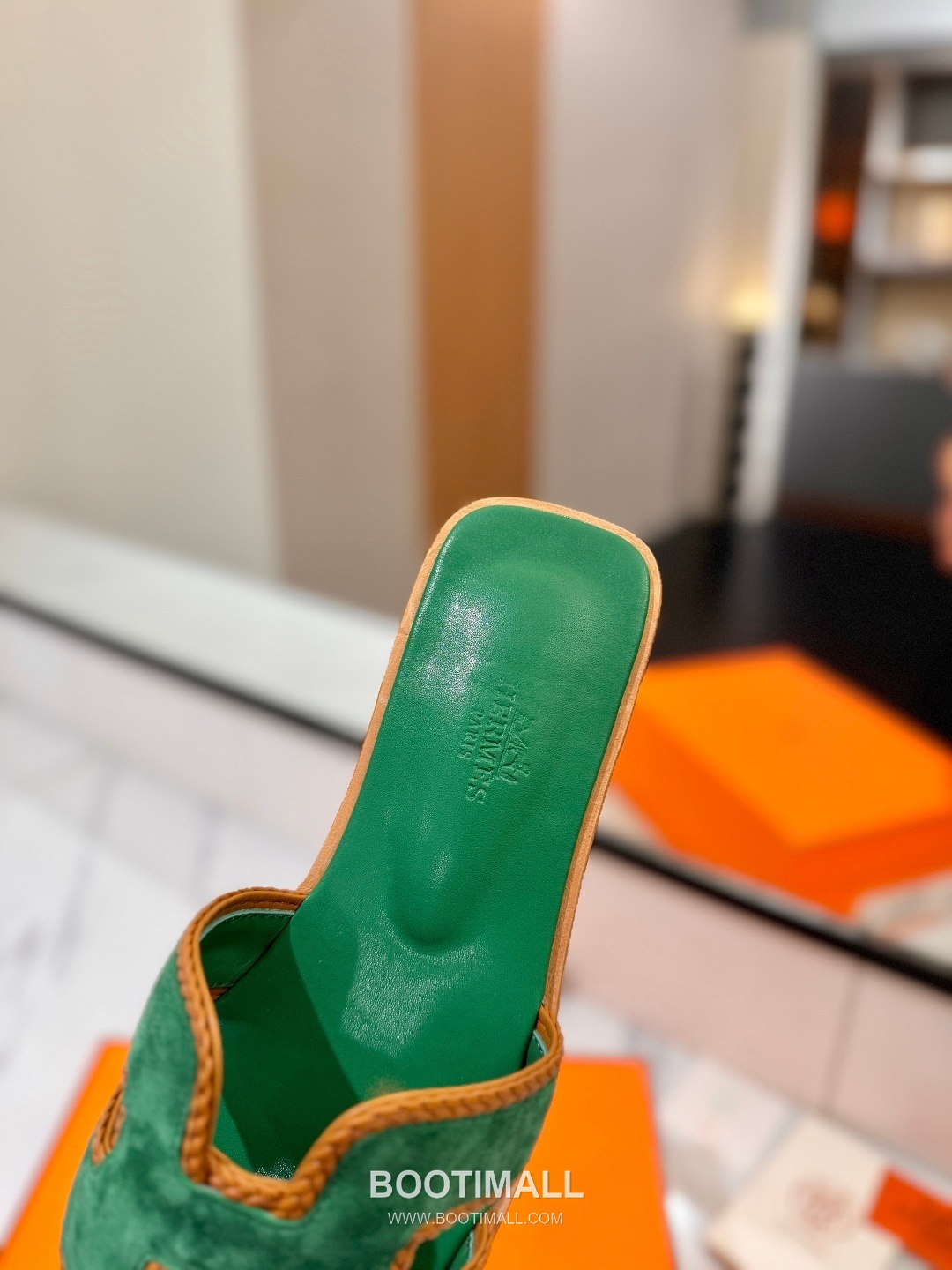 Hermes Classic Mule Sheepskin, Mixed Sheepskin Lining Brown 에르메스 클래식 뮬 양가죽, 혼합 양가죽 안감 브라운 7