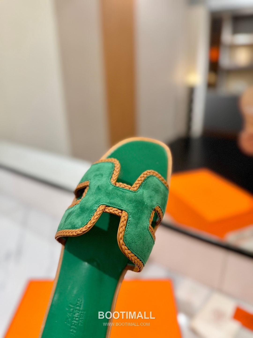 Hermes Classic Mule Sheepskin, Mixed Sheepskin Lining Brown 에르메스 클래식 뮬 양가죽, 혼합 양가죽 안감 브라운 8