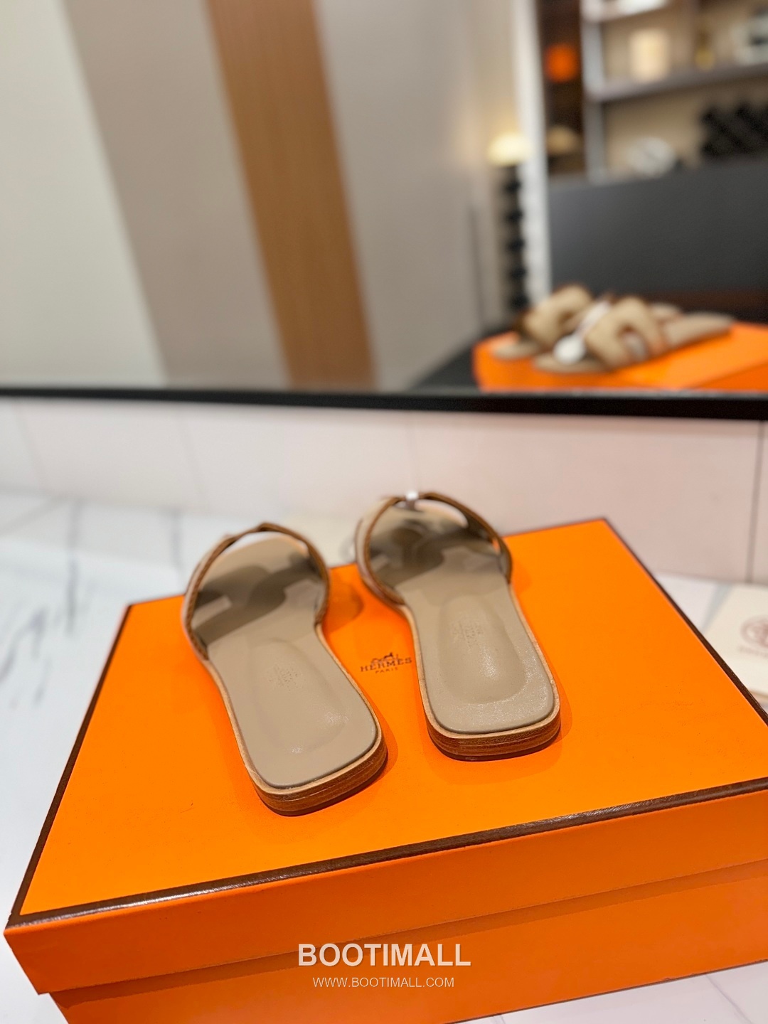 Hermes Classic Mule Sheepskin, Mixed Sheepskin Lining Brown 에르메스 클래식 뮬 양가죽, 혼합 양가죽 안감 브라운 8