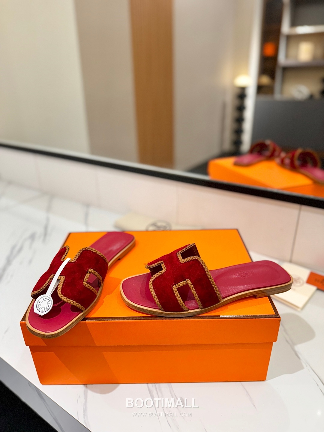 Hermes Classic Mule Sheepskin, Mixed Sheepskin Lining Brown 에르메스 클래식 뮬 양가죽, 혼합 양가죽 안감 브라운 6