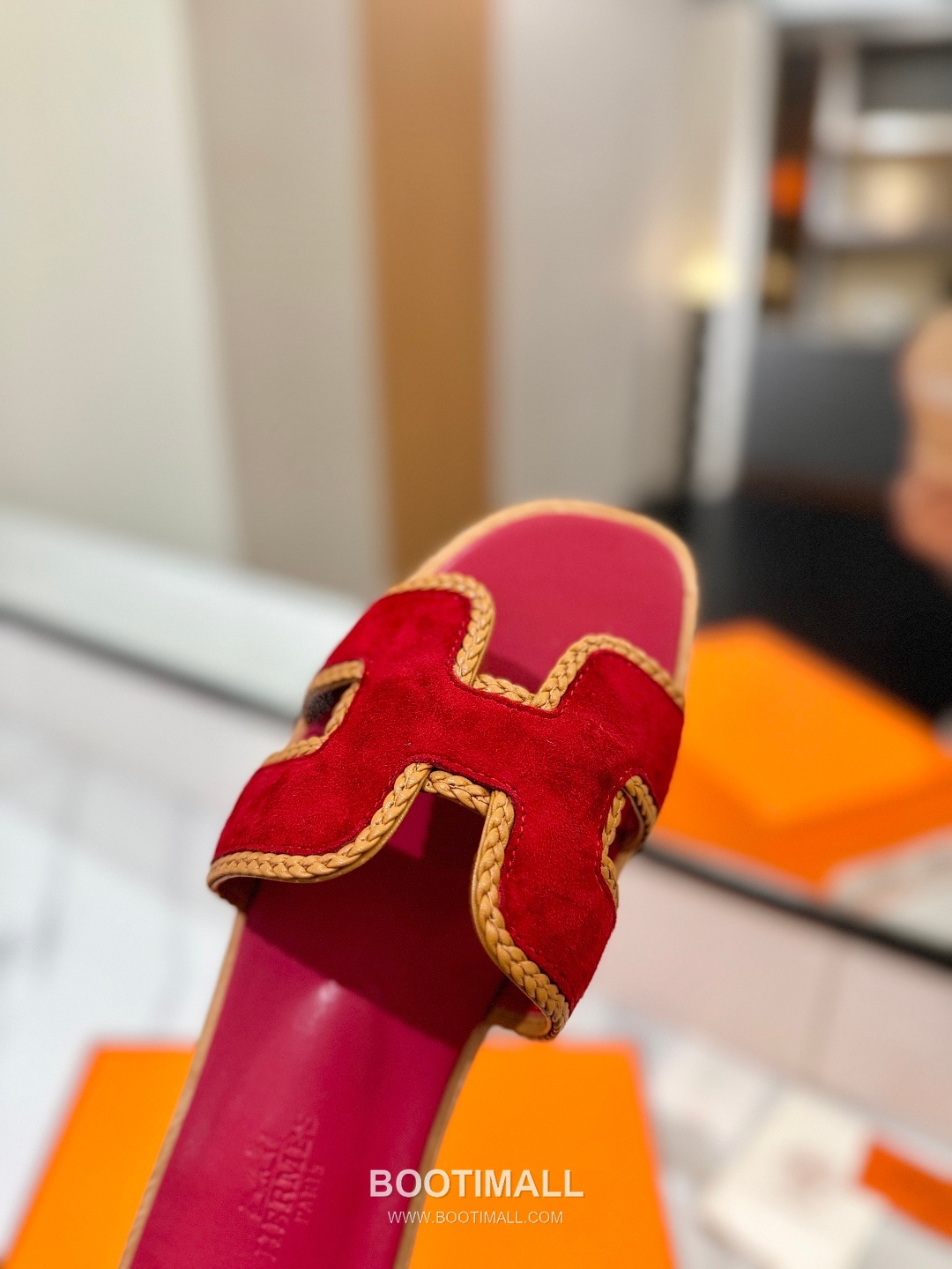 Hermes Classic Mule Sheepskin, Mixed Sheepskin Lining Brown 에르메스 클래식 뮬 양가죽, 혼합 양가죽 안감 브라운 7