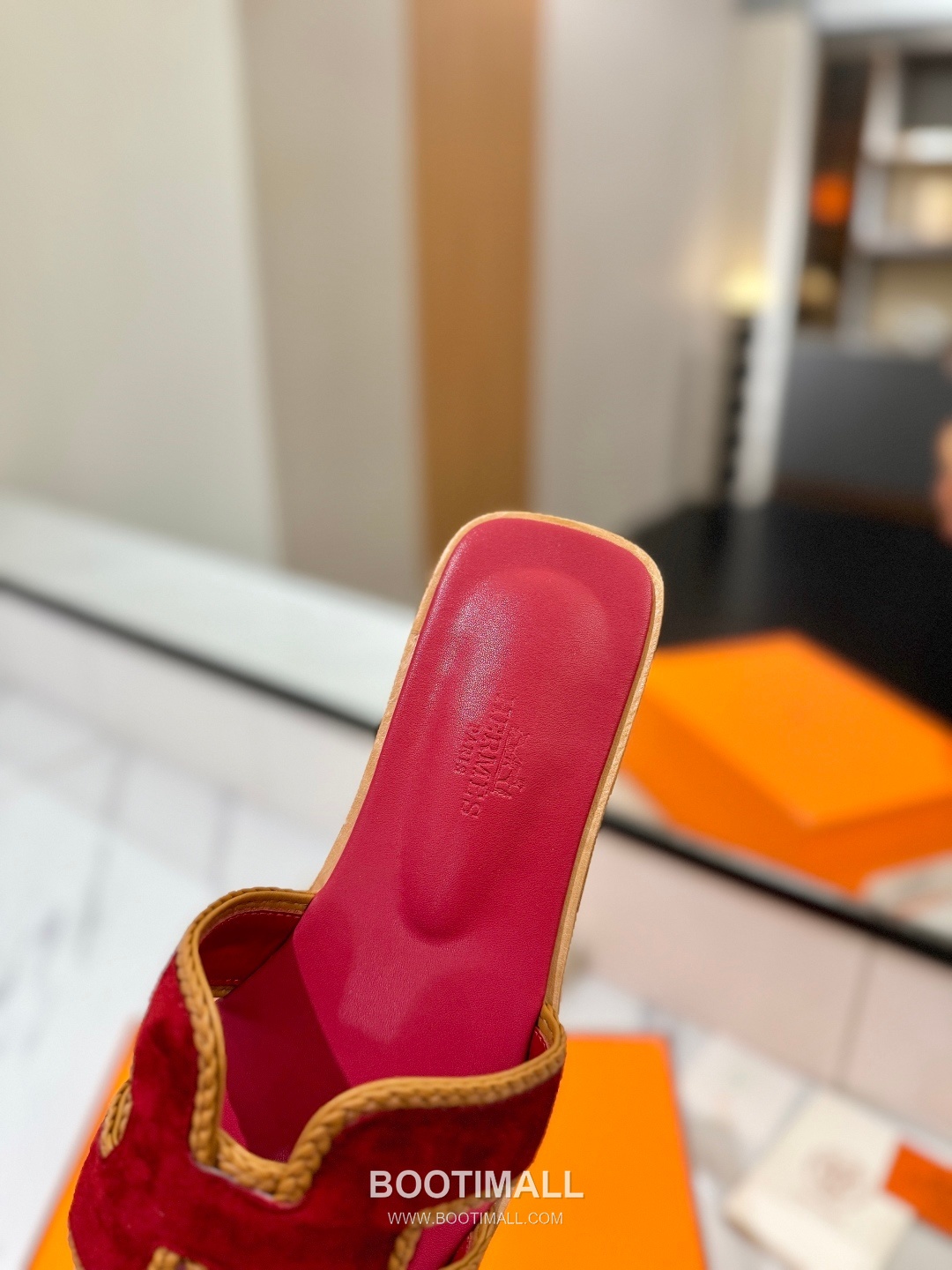 Hermes Classic Mule Sheepskin, Mixed Sheepskin Lining Brown 에르메스 클래식 뮬 양가죽, 혼합 양가죽 안감 브라운 8