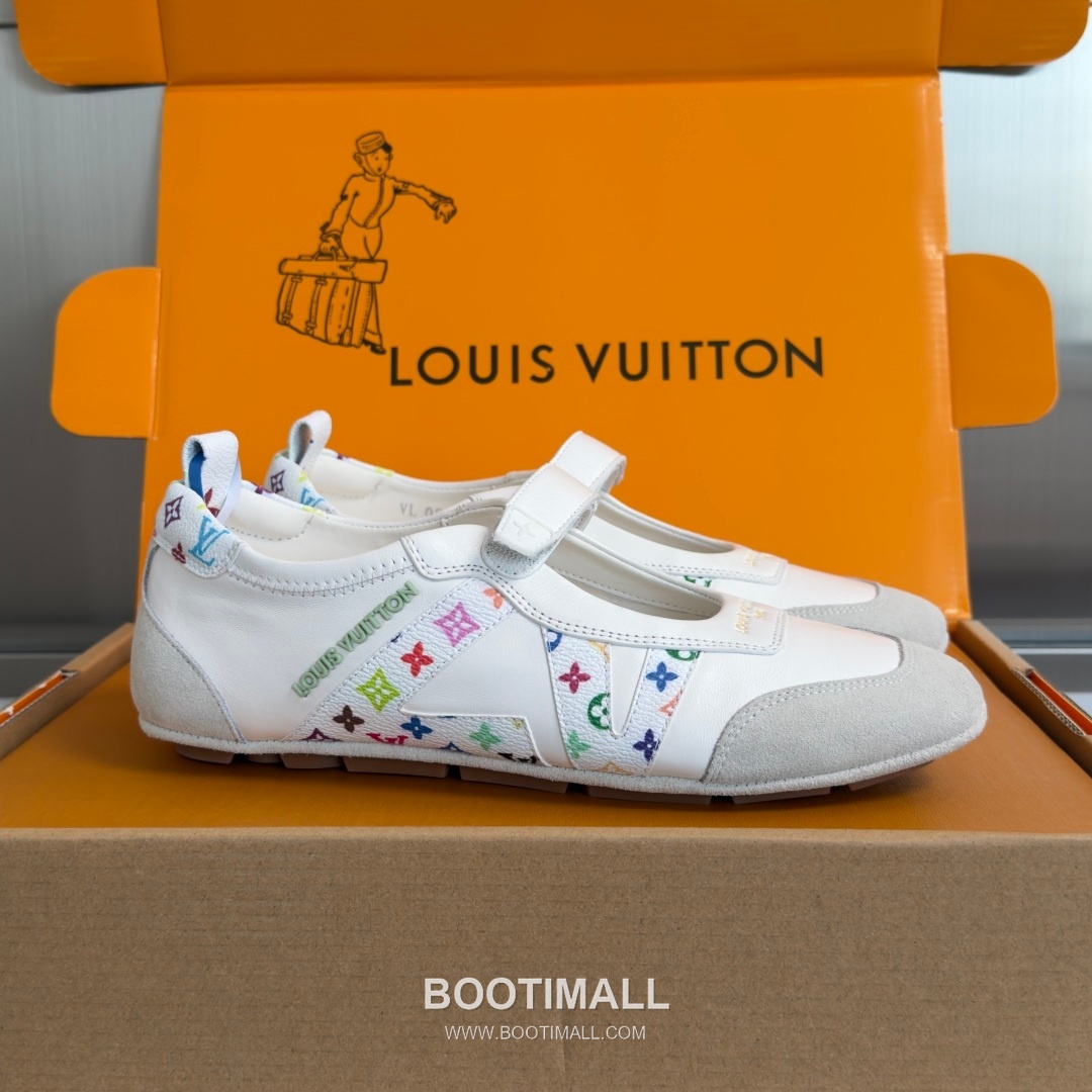 Louis Vuitton Sneakerina Ballet Sneaker Suede Calfskin Leather Brown Sneakers 루이비통 스니케리나 발레 스니커즈 스웨이드 송아지 가죽 브라운 1