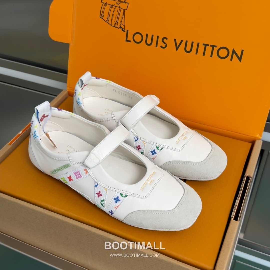 Louis Vuitton Sneakerina Ballet Sneaker Suede Calfskin Leather Brown Sneakers 루이비통 스니케리나 발레 스니커즈 스웨이드 송아지 가죽 브라운 3