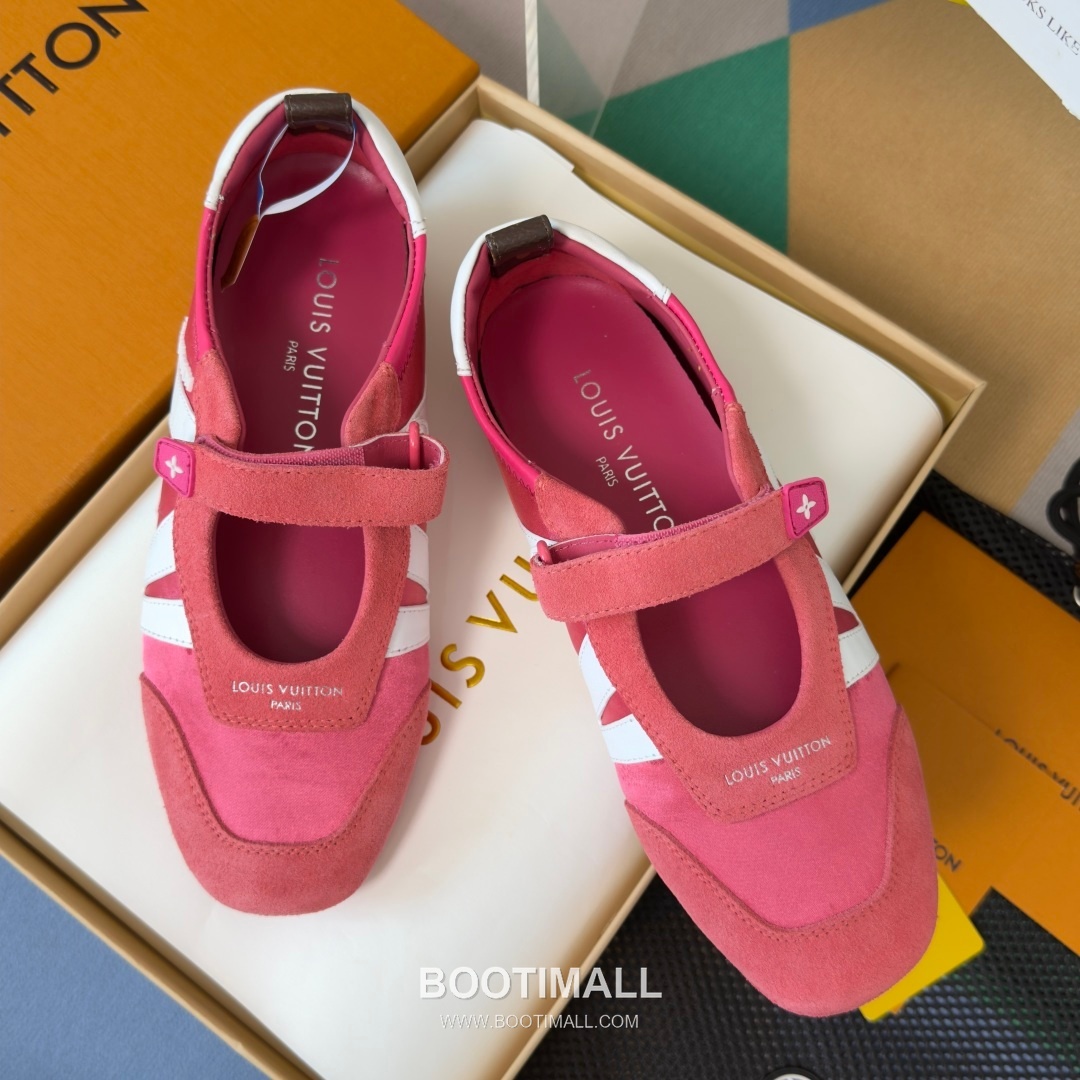 Louis Vuitton Sneakerina Ballet Sneaker Suede Calfskin Leather Brown Sneakers 루이비통 스니케리나 발레 스니커즈 스웨이드 송아지 가죽 브라운 5