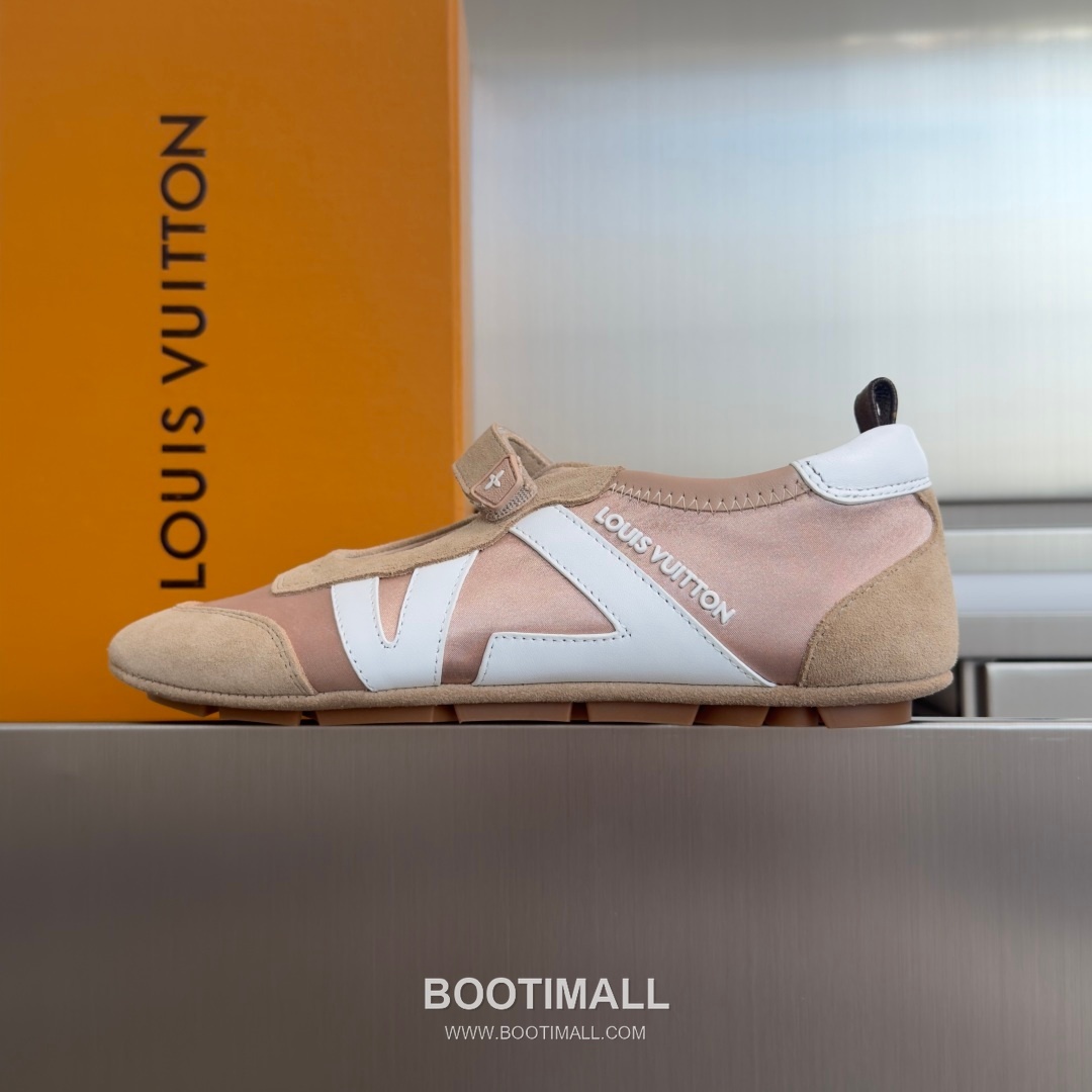 Louis Vuitton Sneakerina Ballet Sneaker Suede Calfskin Leather Brown Sneakers 루이비통 스니케리나 발레 스니커즈 스웨이드 송아지 가죽 브라운 2