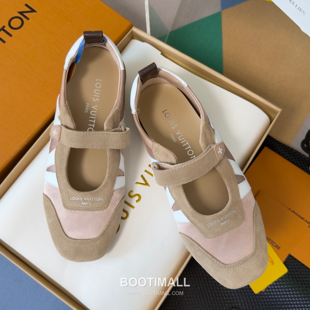 Louis Vuitton Sneakerina Ballet Sneaker Suede Calfskin Leather Brown Sneakers 루이비통 스니케리나 발레 스니커즈 스웨이드 송아지 가죽 브라운 5