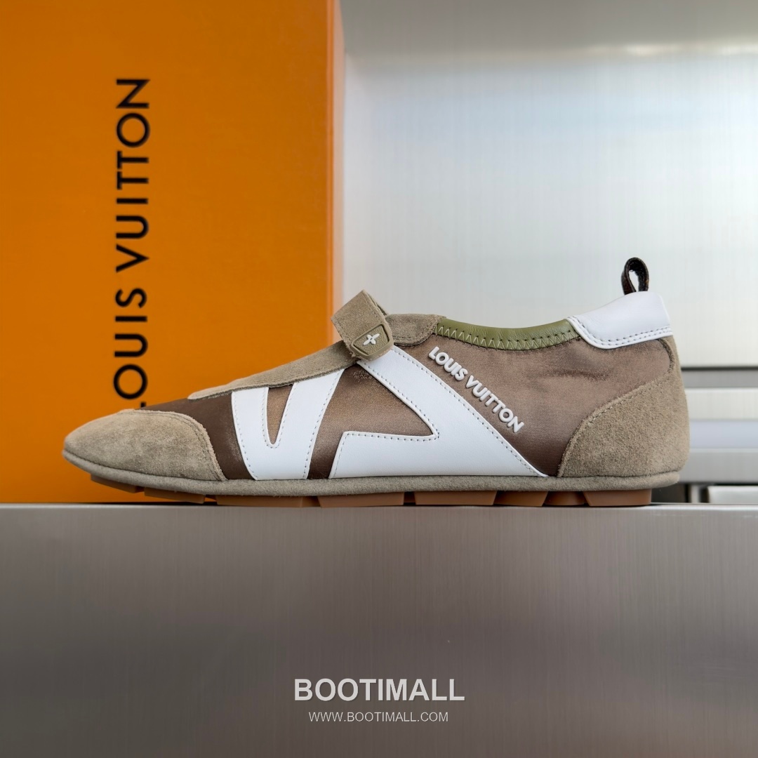 Louis Vuitton Sneakerina Ballet Sneaker Suede Calfskin Leather Brown Sneakers 루이비통 스니케리나 발레 스니커즈 스웨이드 송아지 가죽 브라운 2