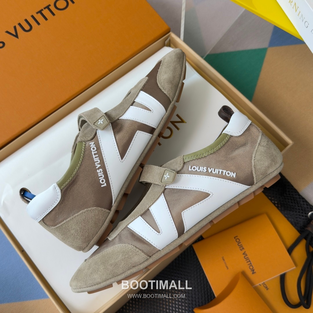 Louis Vuitton Sneakerina Ballet Sneaker Suede Calfskin Leather Brown Sneakers 루이비통 스니케리나 발레 스니커즈 스웨이드 송아지 가죽 브라운 6