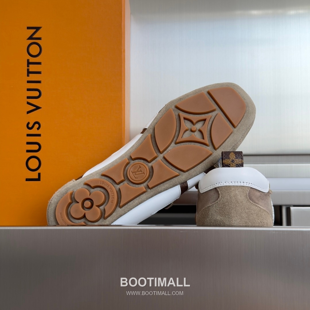 Louis Vuitton Sneakerina Ballet Sneaker Suede Calfskin Leather Brown Sneakers 루이비통 스니케리나 발레 스니커즈 스웨이드 송아지 가죽 브라운 9