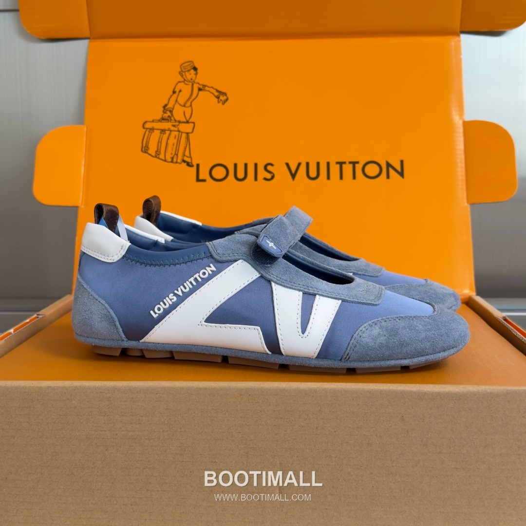 Louis Vuitton Sneakerina Ballet Sneaker Suede Calfskin Leather Brown Sneakers 루이비통 스니케리나 발레 스니커즈 스웨이드 송아지 가죽 브라운 1