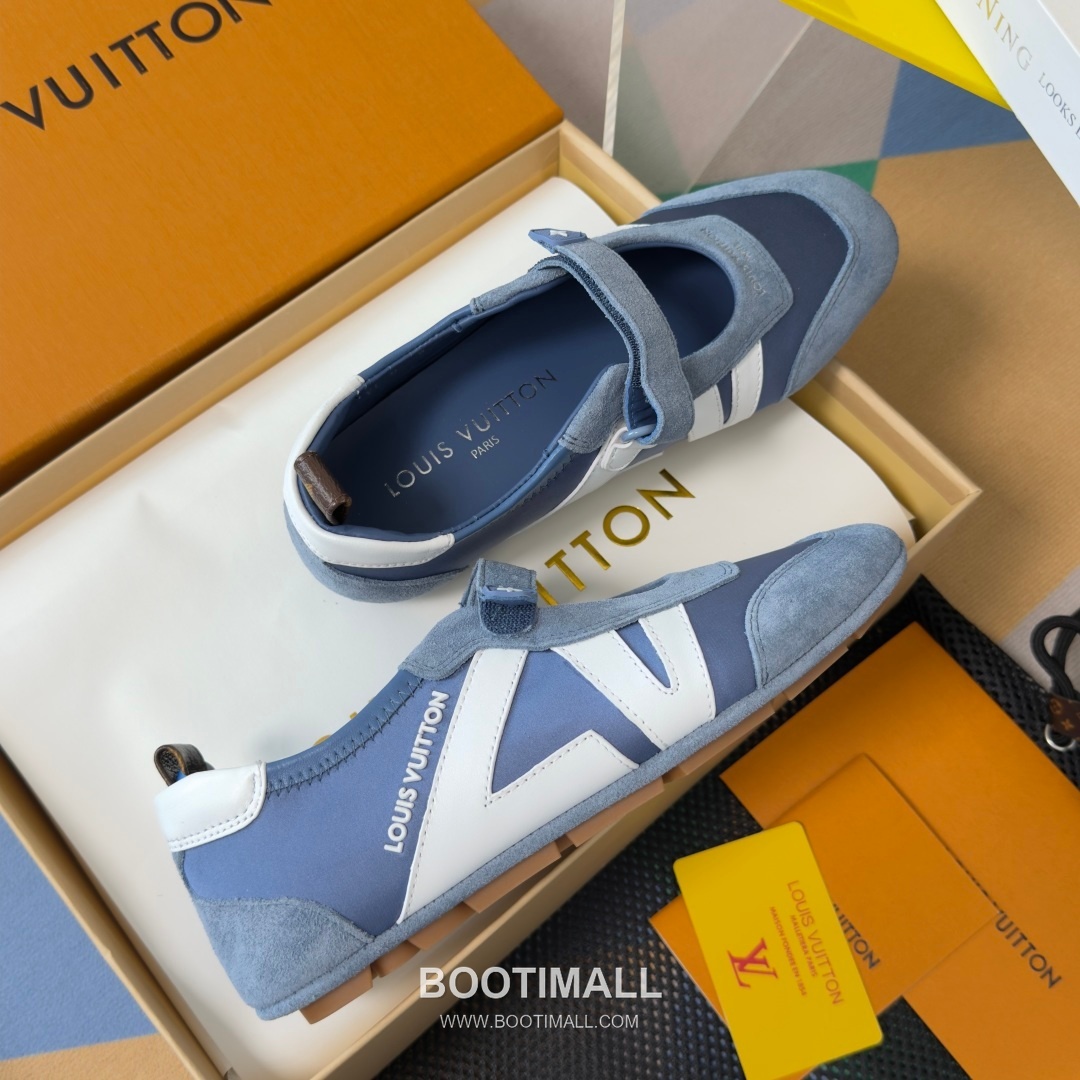 Louis Vuitton Sneakerina Ballet Sneaker Suede Calfskin Leather Brown Sneakers 루이비통 스니케리나 발레 스니커즈 스웨이드 송아지 가죽 브라운 4