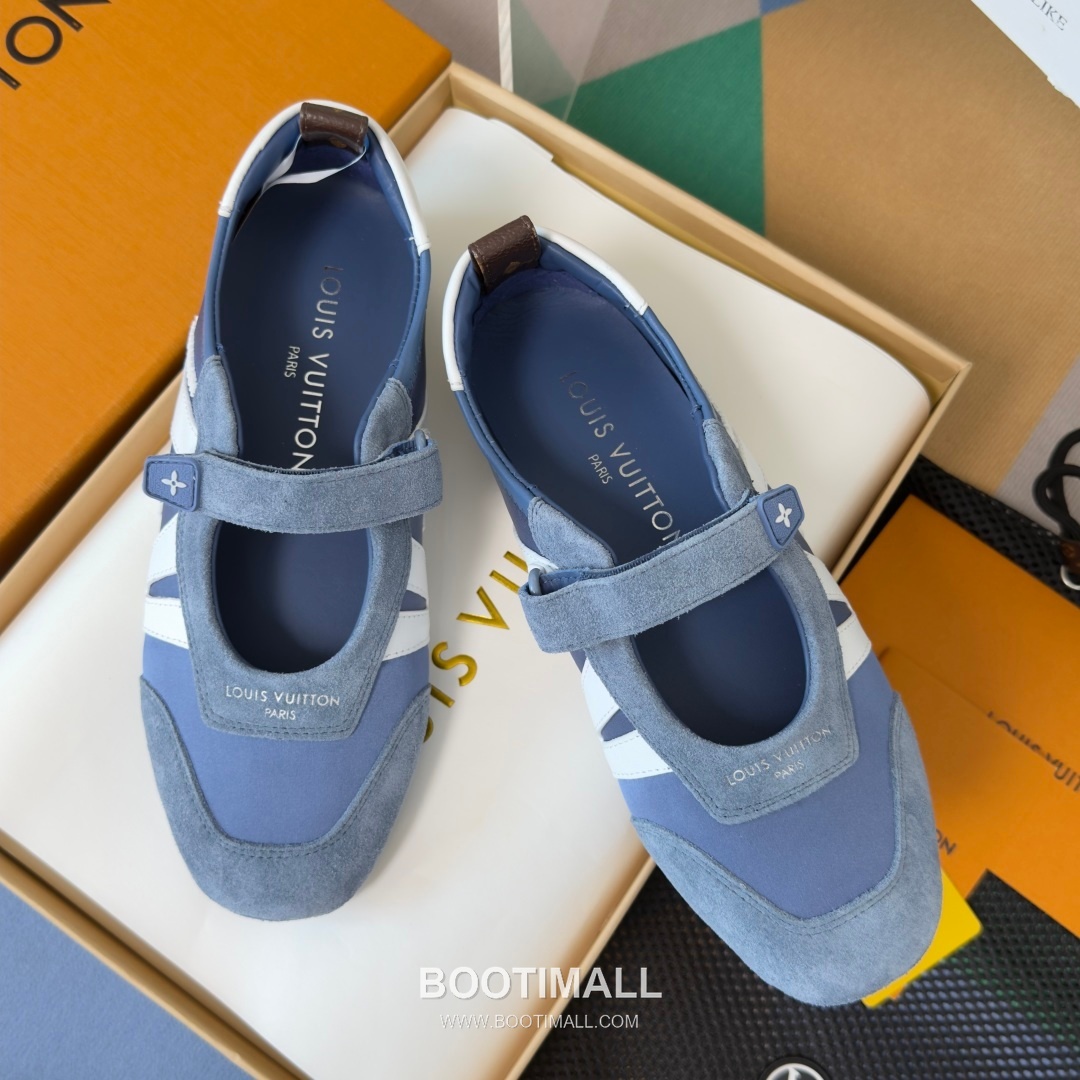 Louis Vuitton Sneakerina Ballet Sneaker Suede Calfskin Leather Brown Sneakers 루이비통 스니케리나 발레 스니커즈 스웨이드 송아지 가죽 브라운 5