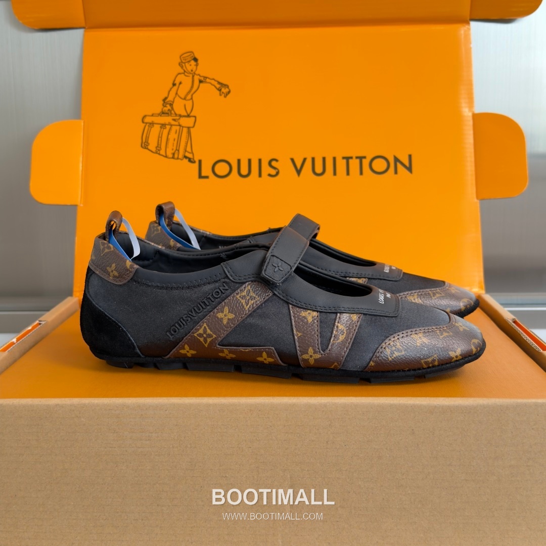 Louis Vuitton Sneakerina Ballet Sneaker Suede Calfskin Leather Brown Sneakers 루이비통 스니케리나 발레 스니커즈 스웨이드 송아지 가죽 브라운 1