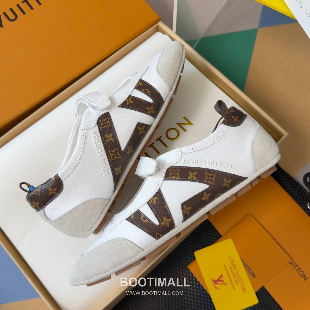 Louis Vuitton Sneakerina Ballet Sneaker Suede Calfskin Leather Brown Sneakers 루이비통 스니케리나 발레 스니커즈 스웨이드 송아지 가죽 브라운 6