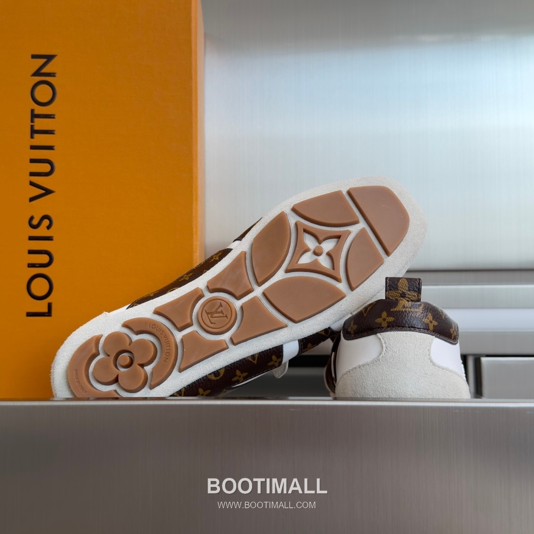 Louis Vuitton Sneakerina Ballet Sneaker Suede Calfskin Leather Brown Sneakers 루이비통 스니케리나 발레 스니커즈 스웨이드 송아지 가죽 브라운 9