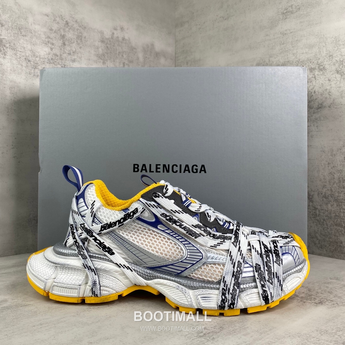 Balenciaga 3XL Lace-Up Leather Black Sneakers 발렌시아가 3XL 레이스업 가죽 블랙 스니커즈 1
