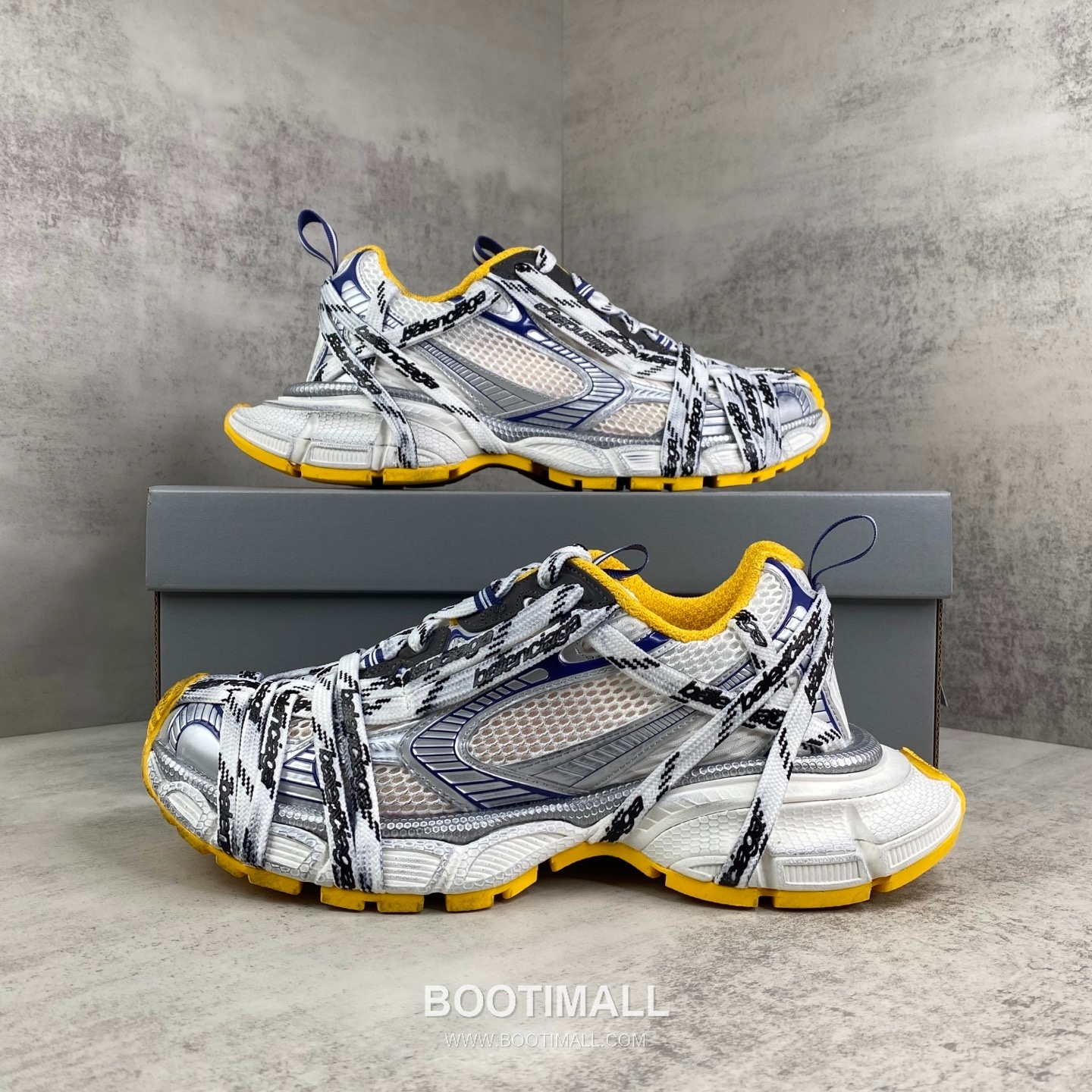 Balenciaga 3XL Lace-Up Leather Black Sneakers 발렌시아가 3XL 레이스업 가죽 블랙 스니커즈 9