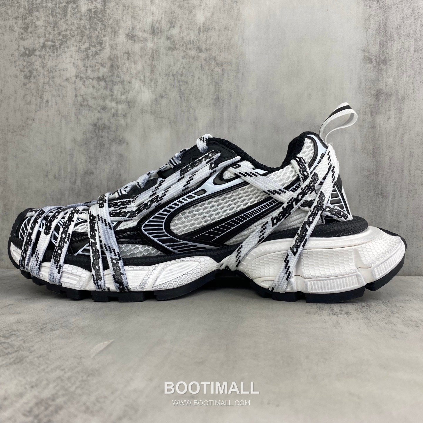 Balenciaga 3XL Lace-Up Leather Black Sneakers 발렌시아가 3XL 레이스업 가죽 블랙 스니커즈 7