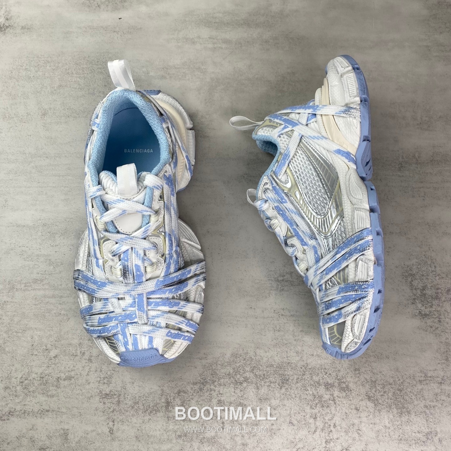 Balenciaga 3XL Lace-Up Leather Black Sneakers 발렌시아가 3XL 레이스업 가죽 블랙 스니커즈 3