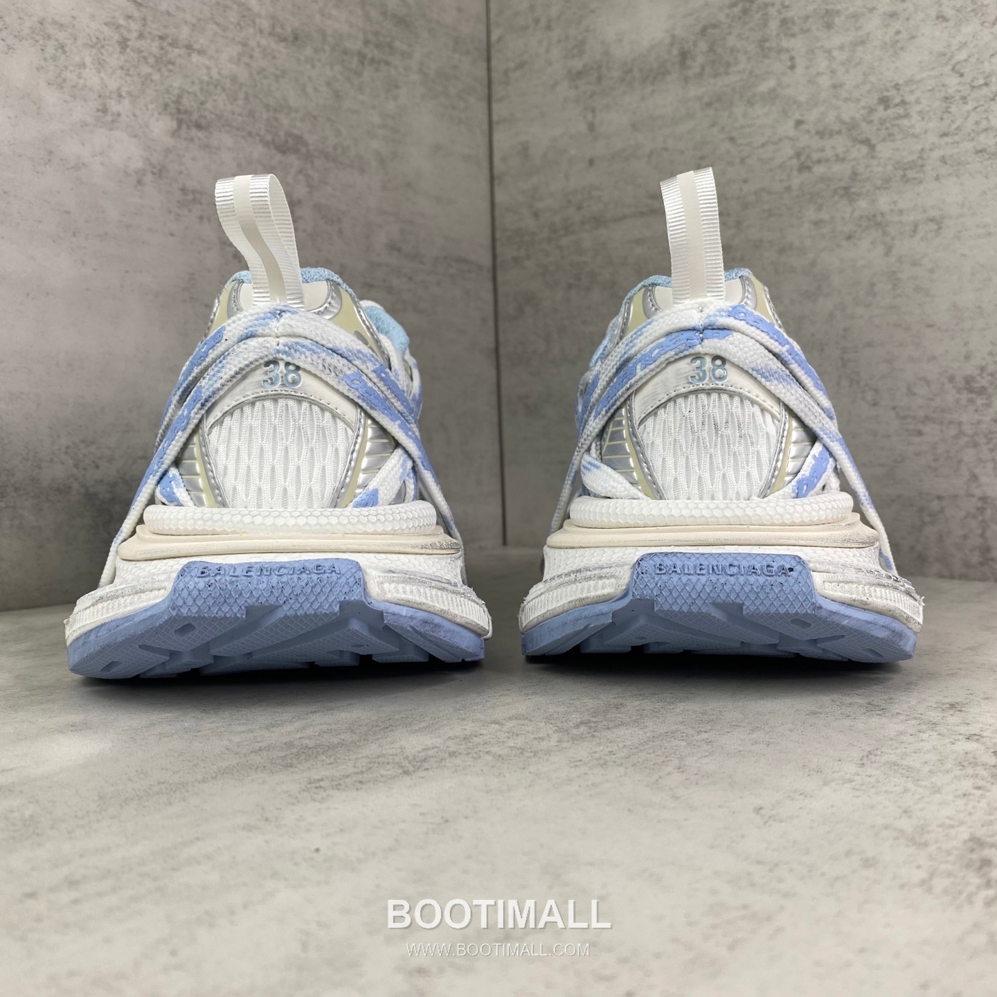 Balenciaga 3XL Lace-Up Leather Black Sneakers 발렌시아가 3XL 레이스업 가죽 블랙 스니커즈 5