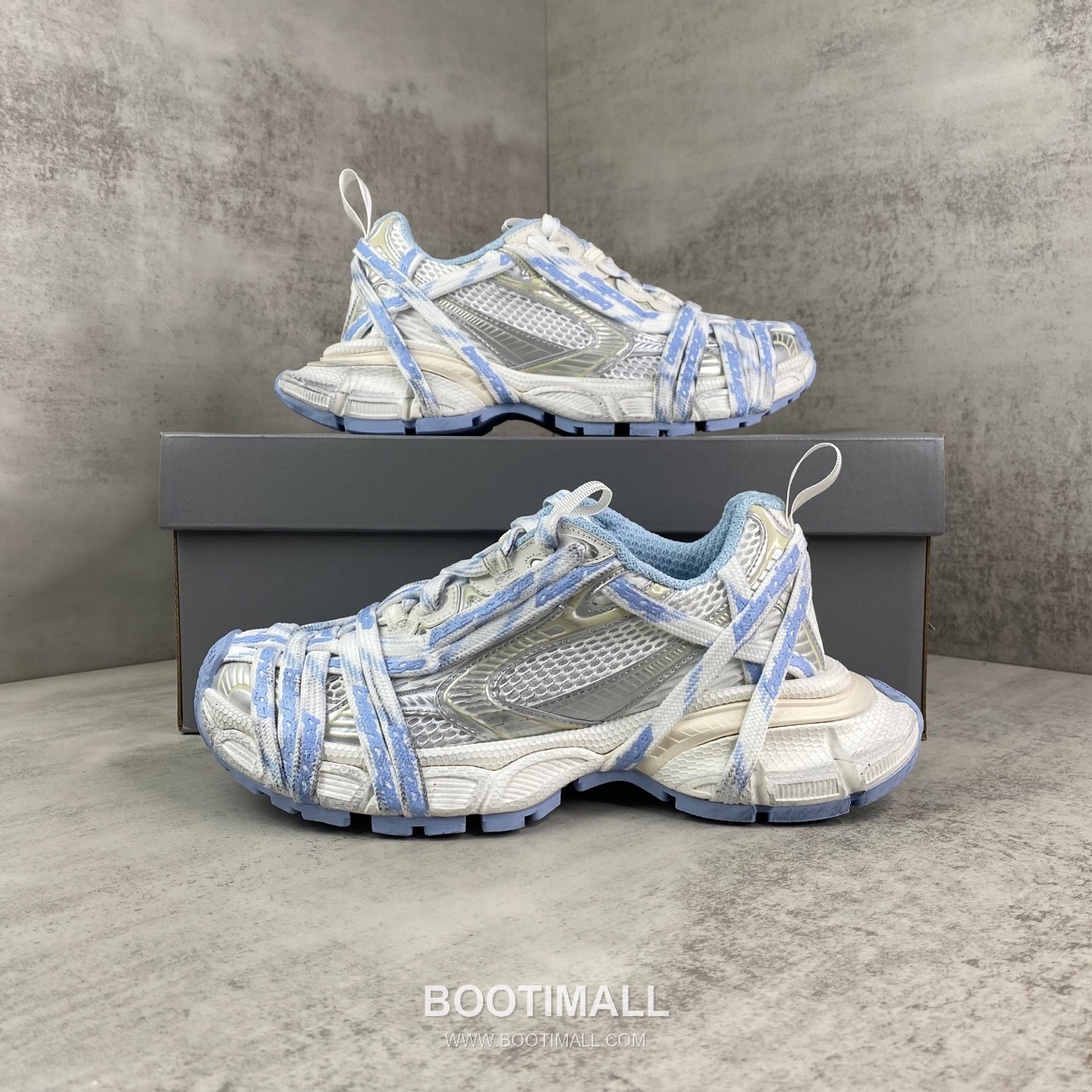 Balenciaga 3XL Lace-Up Leather Black Sneakers 발렌시아가 3XL 레이스업 가죽 블랙 스니커즈 9