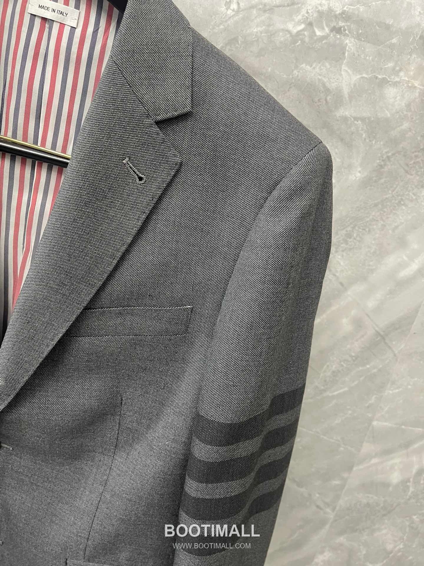 Thom Browne Grey Stripe Blazer Wool Grey 톰브라운 그레이 스트라이프 블레이저 울 그레이 1, 2, 3, 4 3