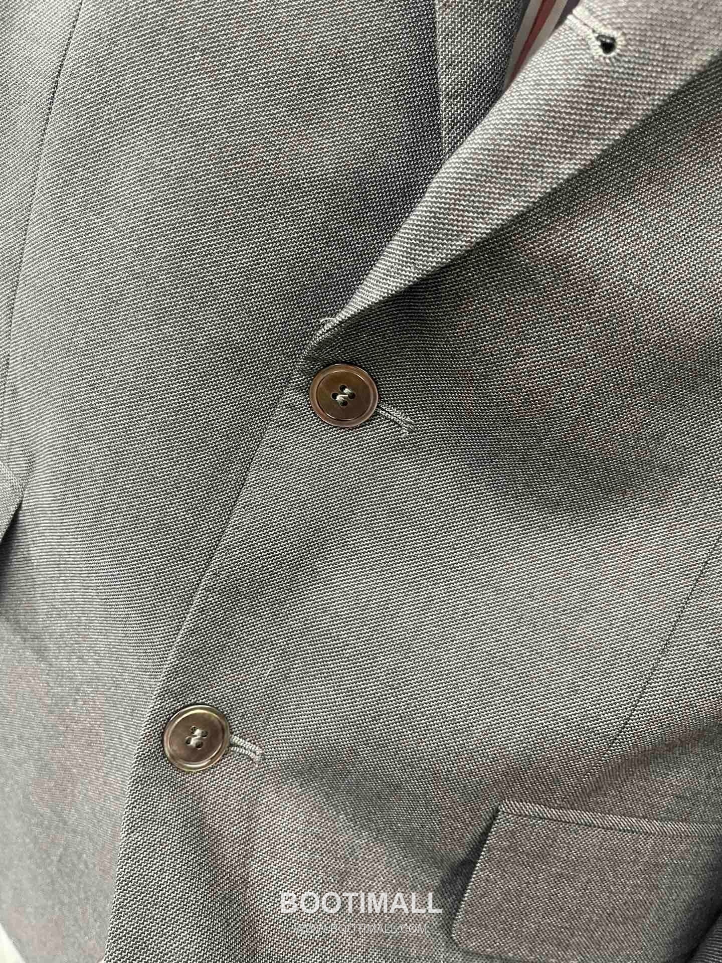 Thom Browne Grey Stripe Blazer Wool Grey 톰브라운 그레이 스트라이프 블레이저 울 그레이 1, 2, 3, 4 5