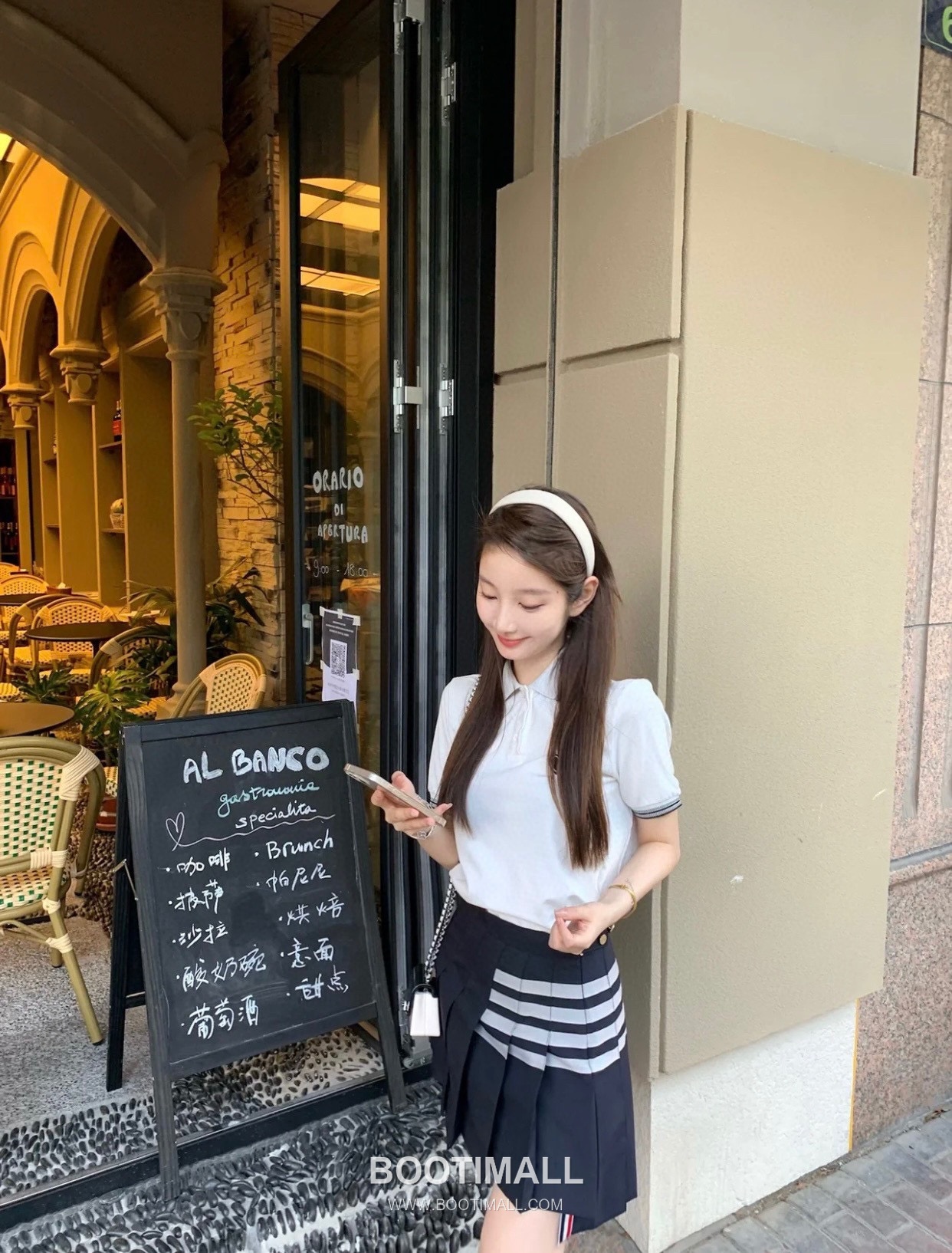 Thom Browne Four-Stripes A-Line Skirt Wool Suit Fabric Dark Color 톰브라운 사선 4선 A라인 스커트 양모 수트 원단 다크 컬러 0, 1, 2, 3 1