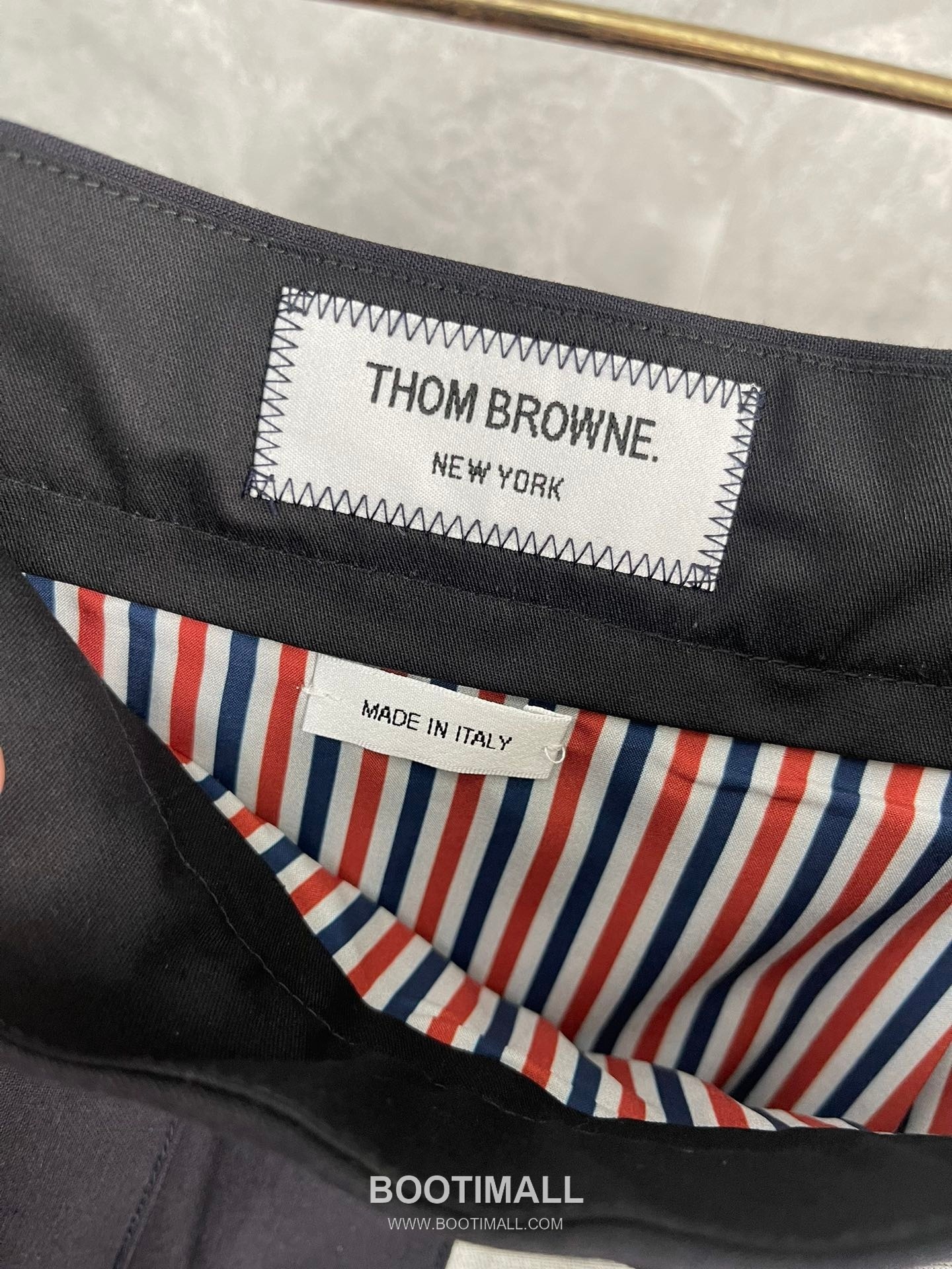 Thom Browne Four-Stripes A-Line Skirt Wool Suit Fabric Dark Color 톰브라운 사선 4선 A라인 스커트 양모 수트 원단 다크 컬러 0, 1, 2, 3 11