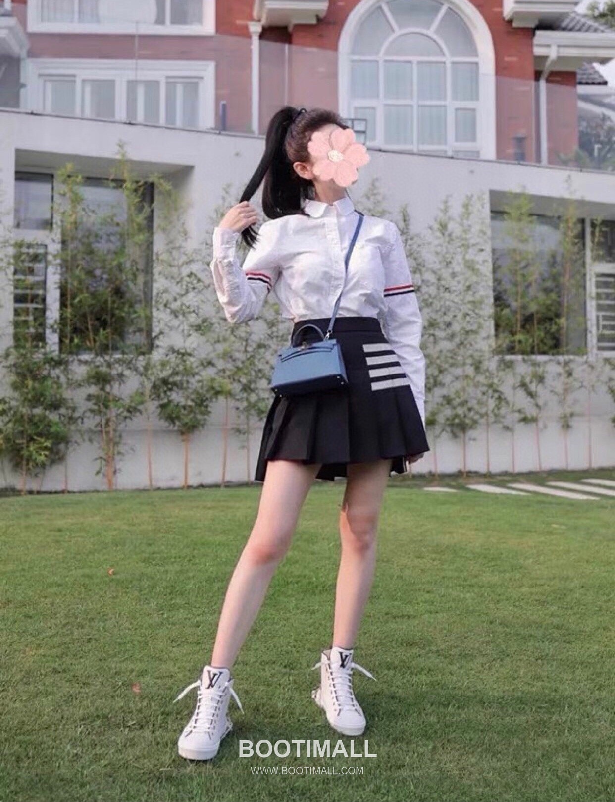 Thom Browne Pleated Skirt Wool Blend Gray 톰브라운 플리츠 스커트 울 혼방 그레이 0, 1, 2, 3 6