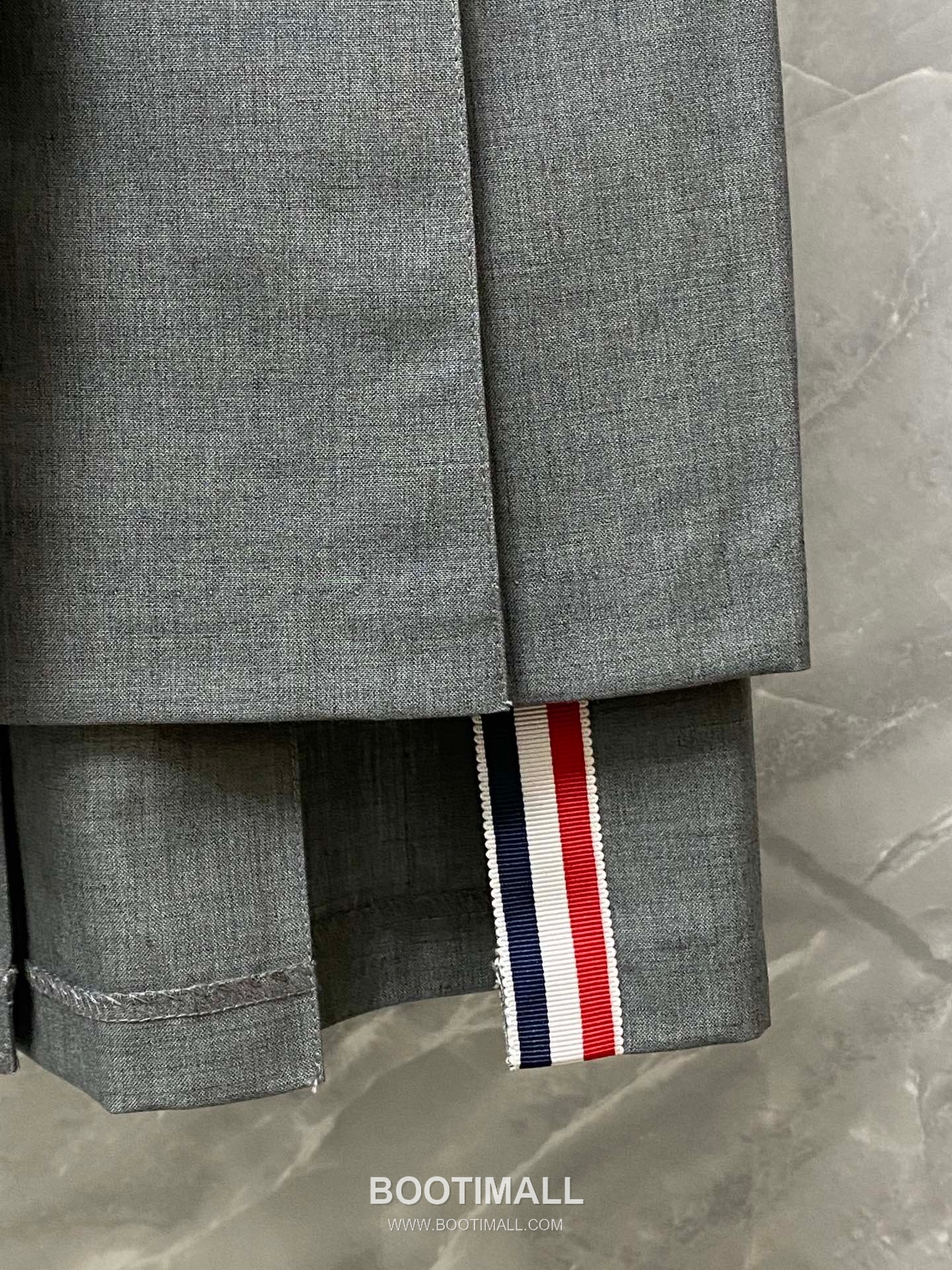 Thom Browne Four-Stripes A-Line Skirt Wool Suit Fabric Dark Color 톰브라운 사선 4선 A라인 스커트 양모 수트 원단 다크 컬러 14